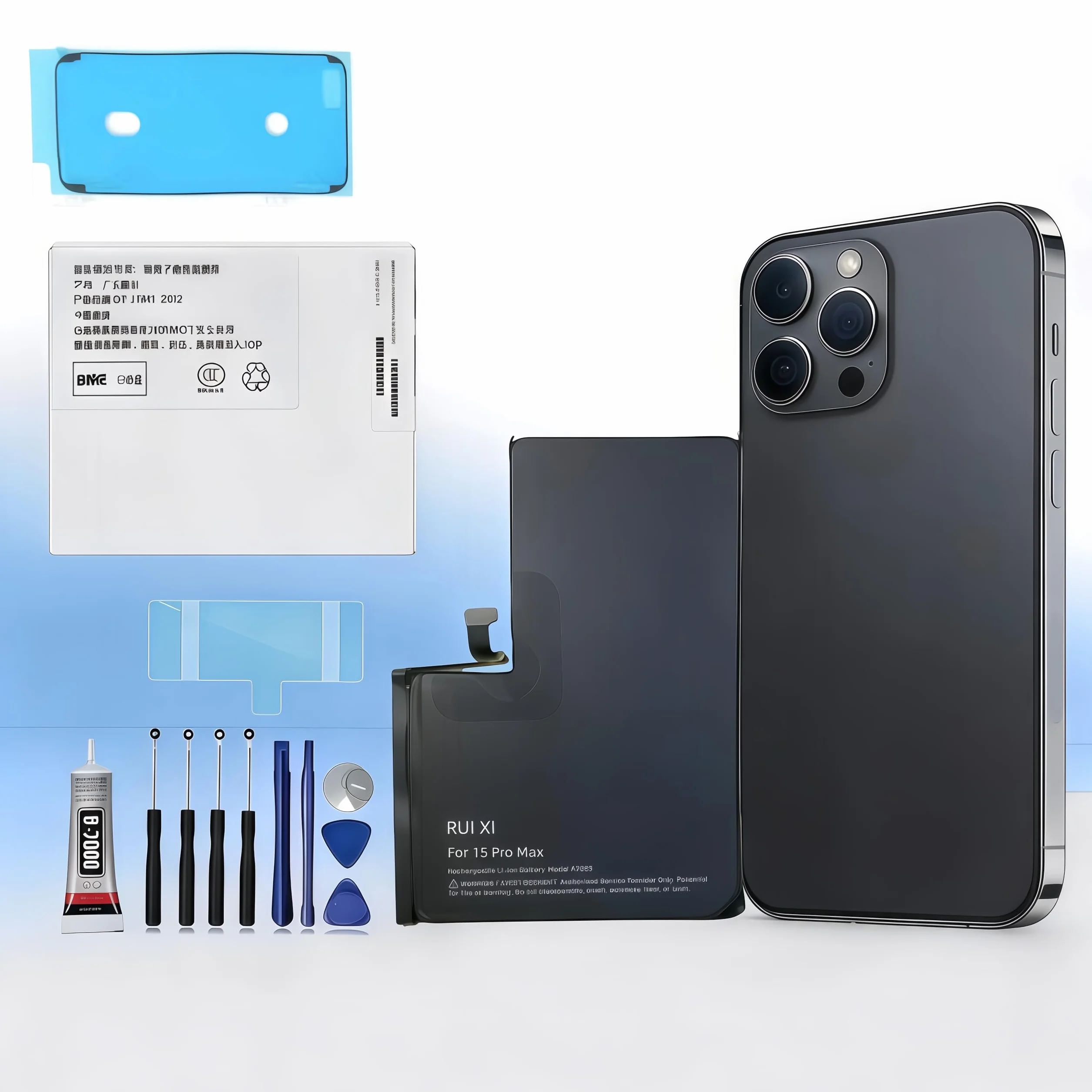 bateria kompatybilna z iPhone 15/15 Plus/15 Pro/15 Pro Max + darmowe narzędzia (iPhone 15 Pro)