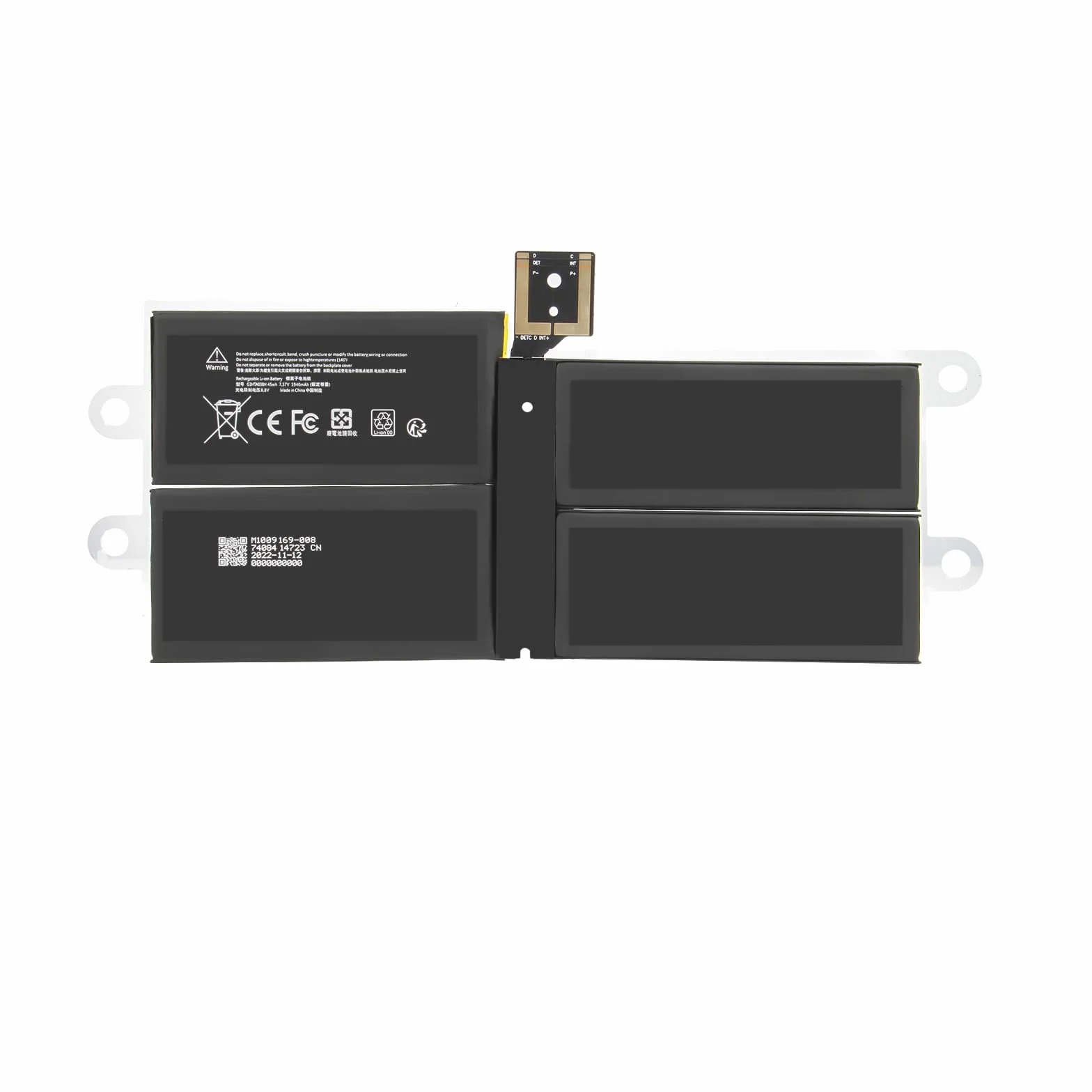 Exmate G3HTA038H DYNM02 bateria do tabletu Microsoft Surface Pro 5 1796 Book Series DYNM02 2(1ICP4/52/108+1ICP4/45/114)-2 (7,57V/45Wh)