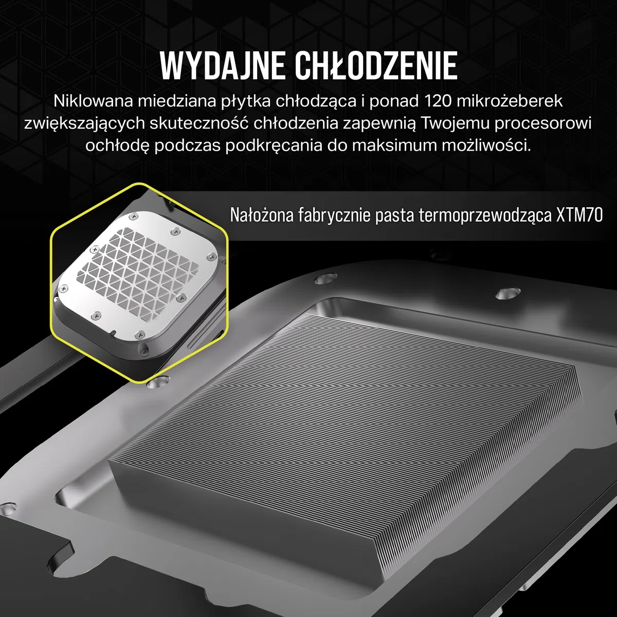 CORSAIR XC7 RGB ELITE LCD Blok Wodny do Procesora - 480x480 Ekran LCD IPS - 31 RGB LEDs - USB-C - Pasuje do Gniazd Intel® LGA 1700, AMD® AM5 i Starszych - Biały