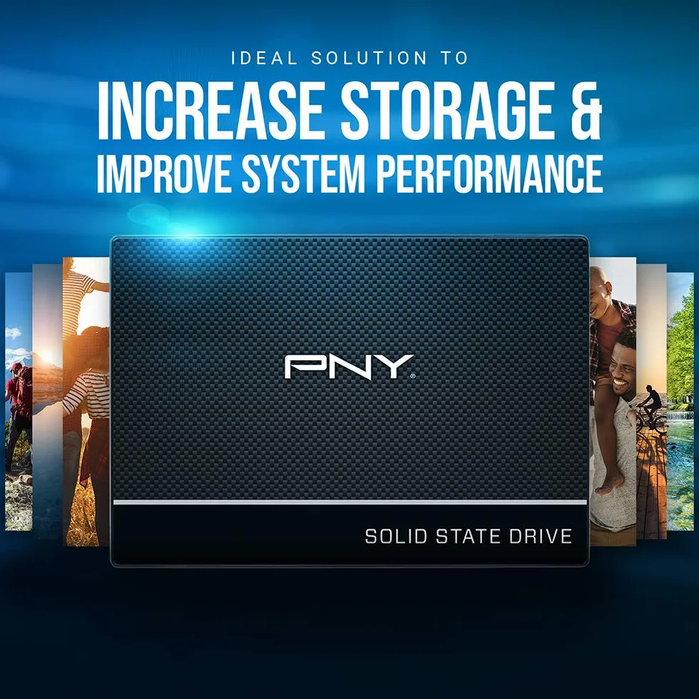 PNY CS900 Internal SSD SATA III, 2.5 Inch, 2TB, Read speed up to 550MB/s