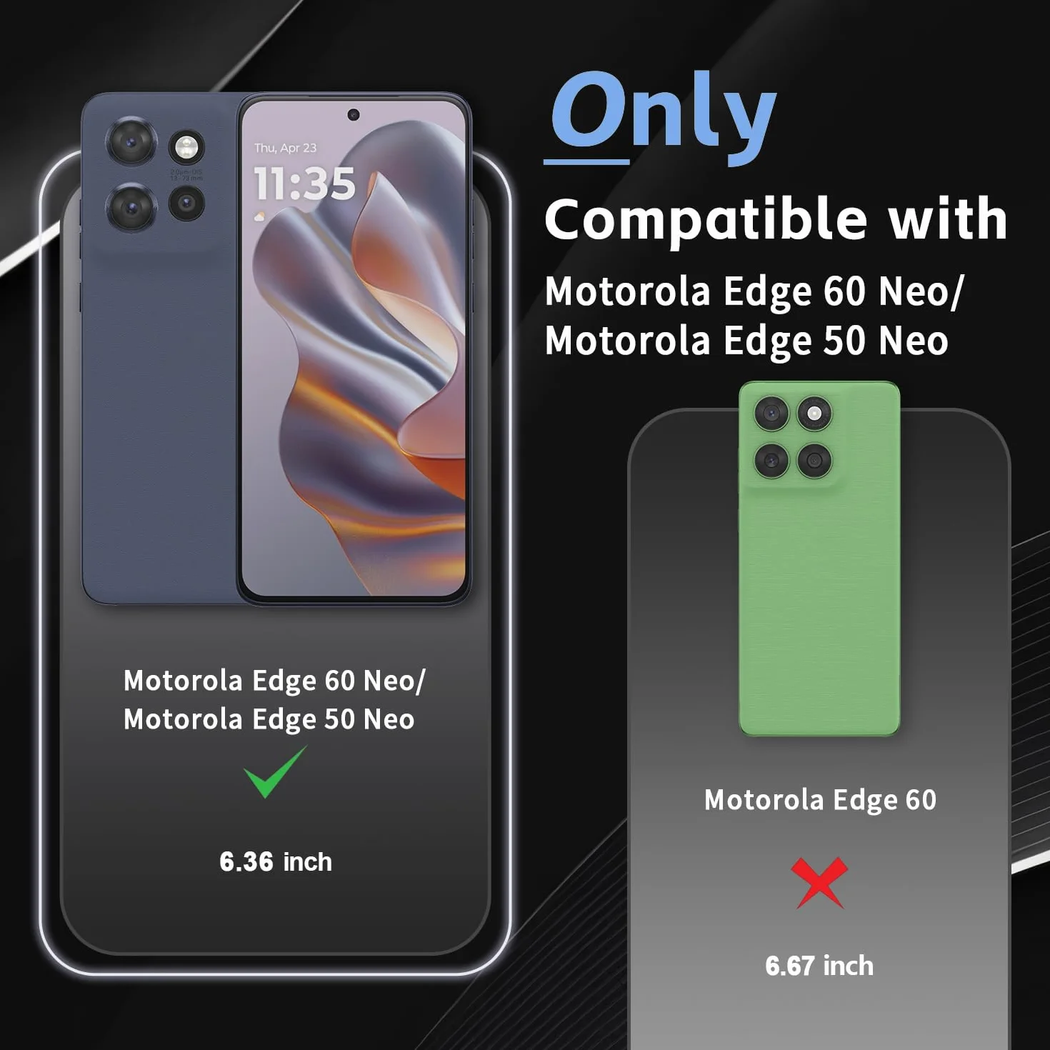 Etui Kompatybilne Z Motorola Edge 60 Neo/50 Neo,Ultracienka Etui Antywstrząsowe I Odporna Na Zarysowania, Półprzezroczysta Matowa Obudowa, Odporna Na Odciski Palców - Tpu(Niebieski)