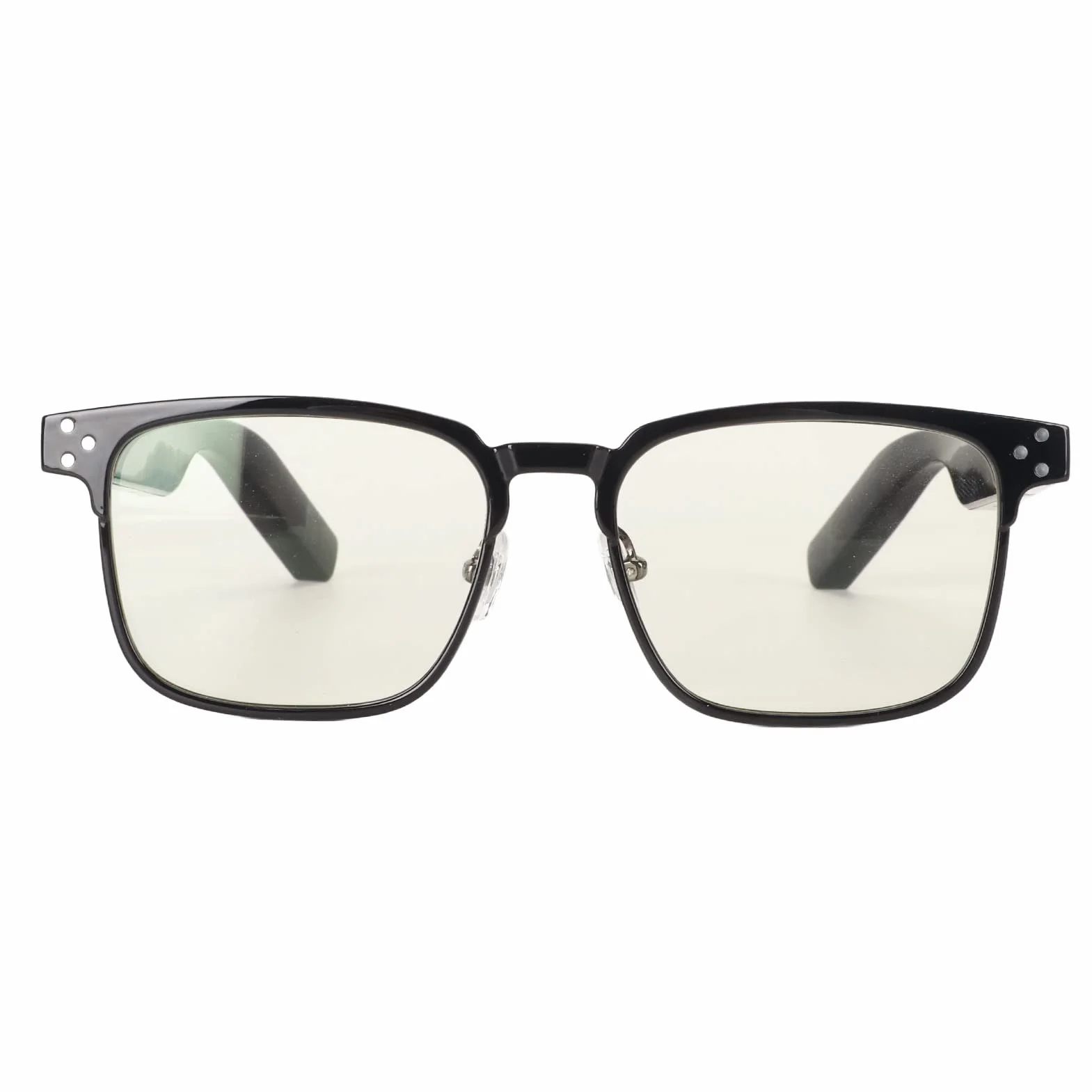 Inteligentne Okulary Audio, Otwarte Okulary Muzyczne Bluetooth 5.3 z Wbudowanymi Dwoma Głośnikami, Blokowanie Niebieskiego światła, wodoodporność IPX4, Profesjonalne Inteligentne