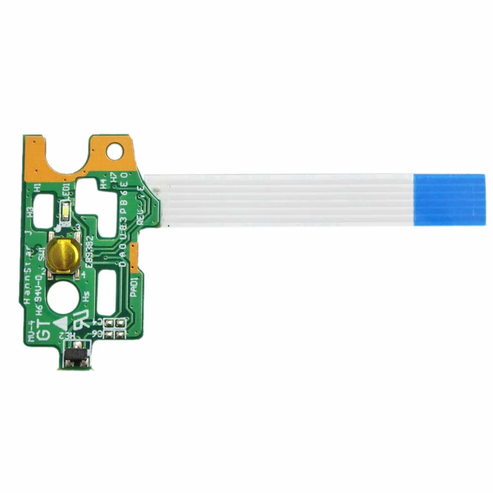 Gintai Płytka przycisku przełącznika zasilania z kablem Flex do HP Pavilion 15-N 14-N 15-F Series 15-n097sa 15-n032sa 15-n096sa 32U83PB0020 DA0U83PB6E0 DA0U83PB6EC 732076-001