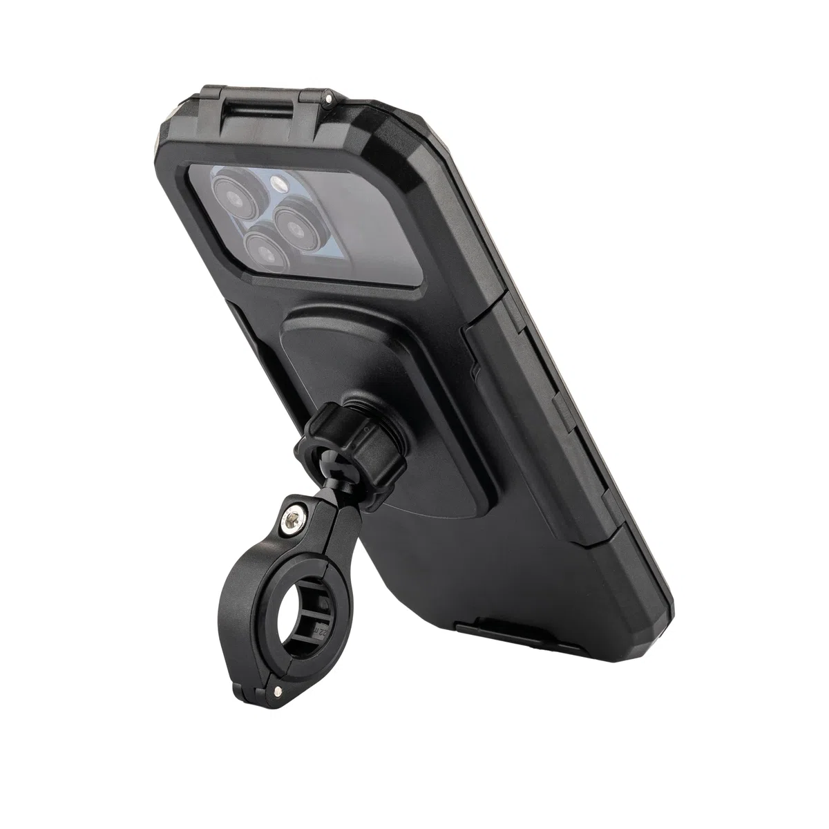 MOJOGEAR Wodoszczelne etui na telefon komórkowy do roweru i motocykla – duże, wodoszczelne uchwyt na telefon komórkowy na kierownicę 20-29 mm – etui ochronne z okienkiem na ekran dotykowy