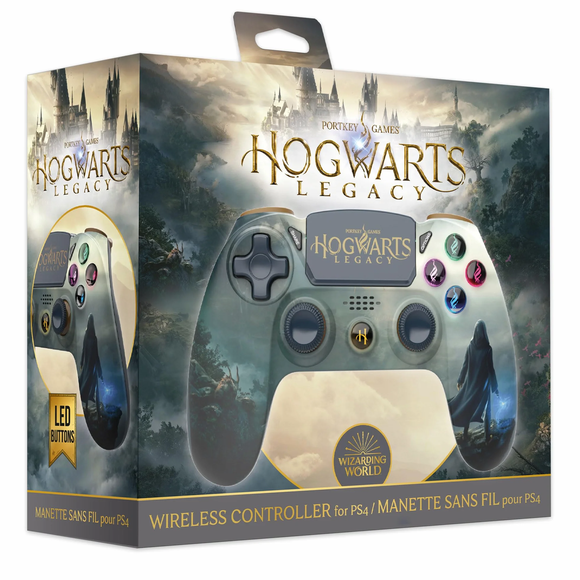 Bezprzewodowy kontroler Freaks and Geeks Hogwarts Legacy Krajobraz