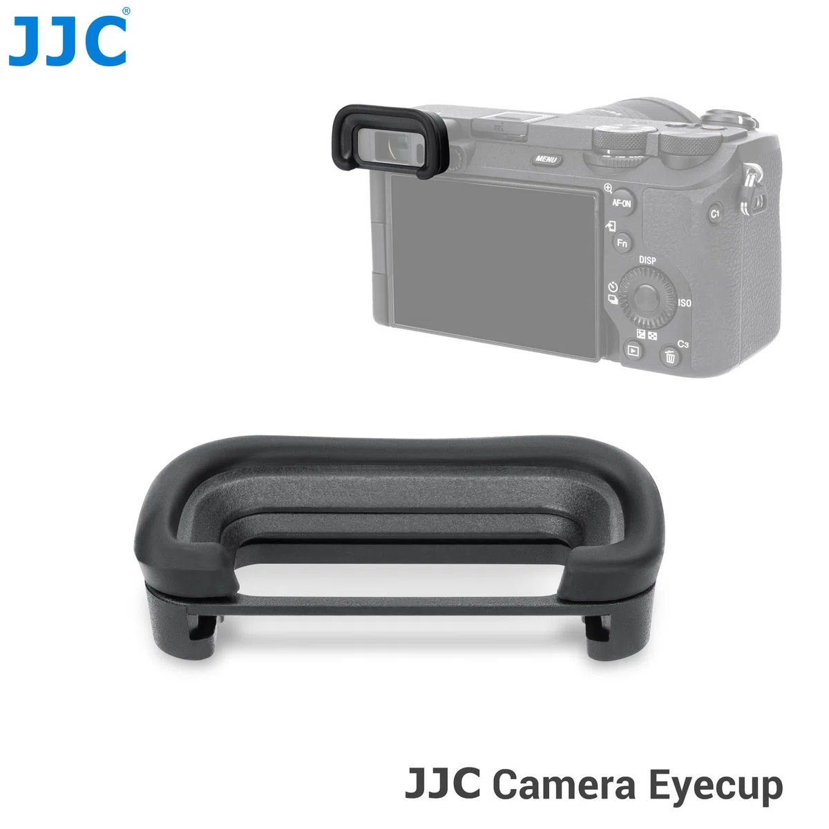 JJC okular muszla oczna z miękkiego silikonu do bezlusterkowego aparatu Sony Alpha A6700 ILCE-6700 APS-C, zastępuje Sony FDA-EP20