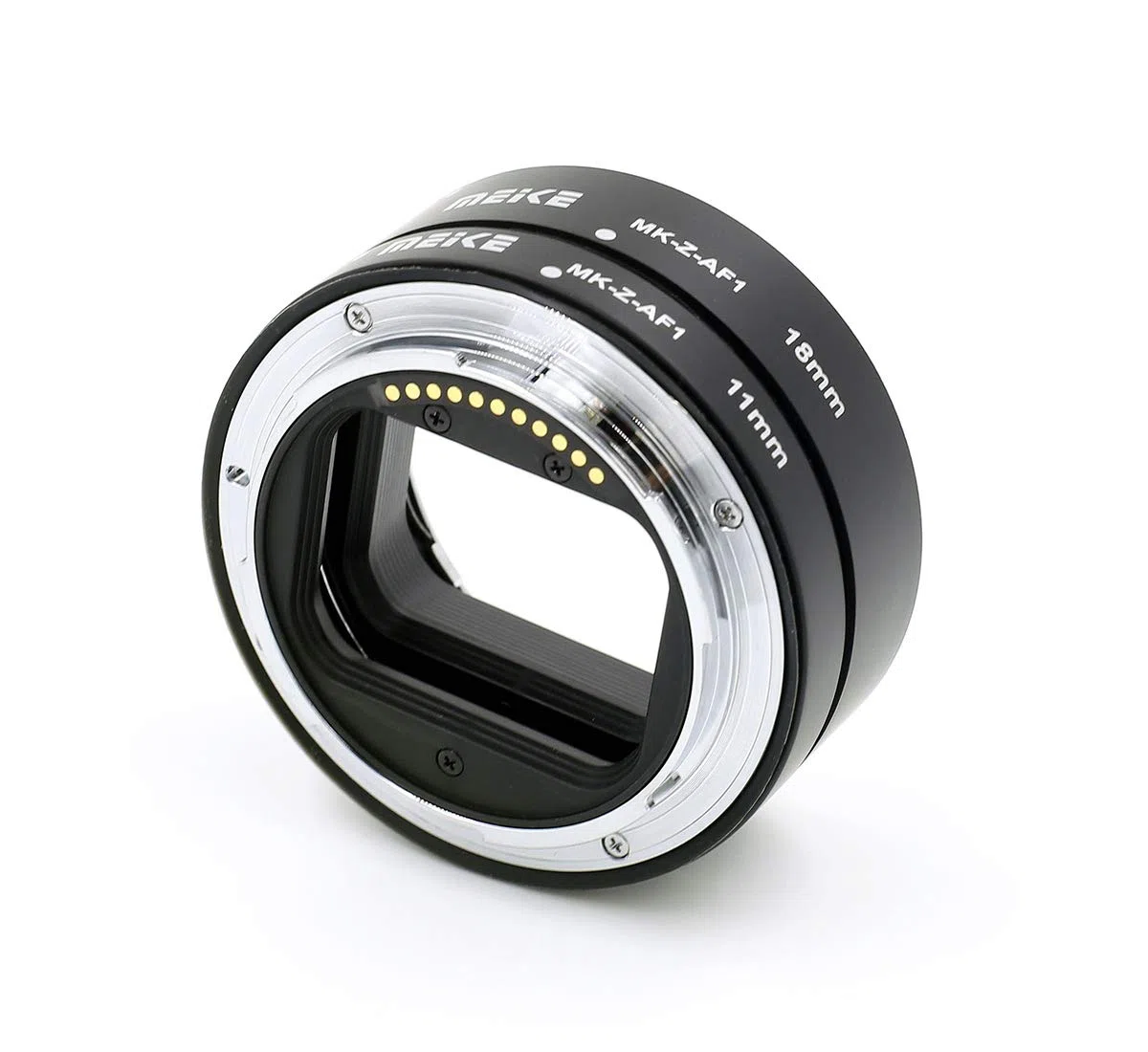 Automatyczne pierścienie pośrednie do makro Meike MK-Z-AF do kamer bazonetowych Nikon Z (Z 6, Z 7, Z 50) zestaw 2 pierścieni (11 mm i 18 mm)