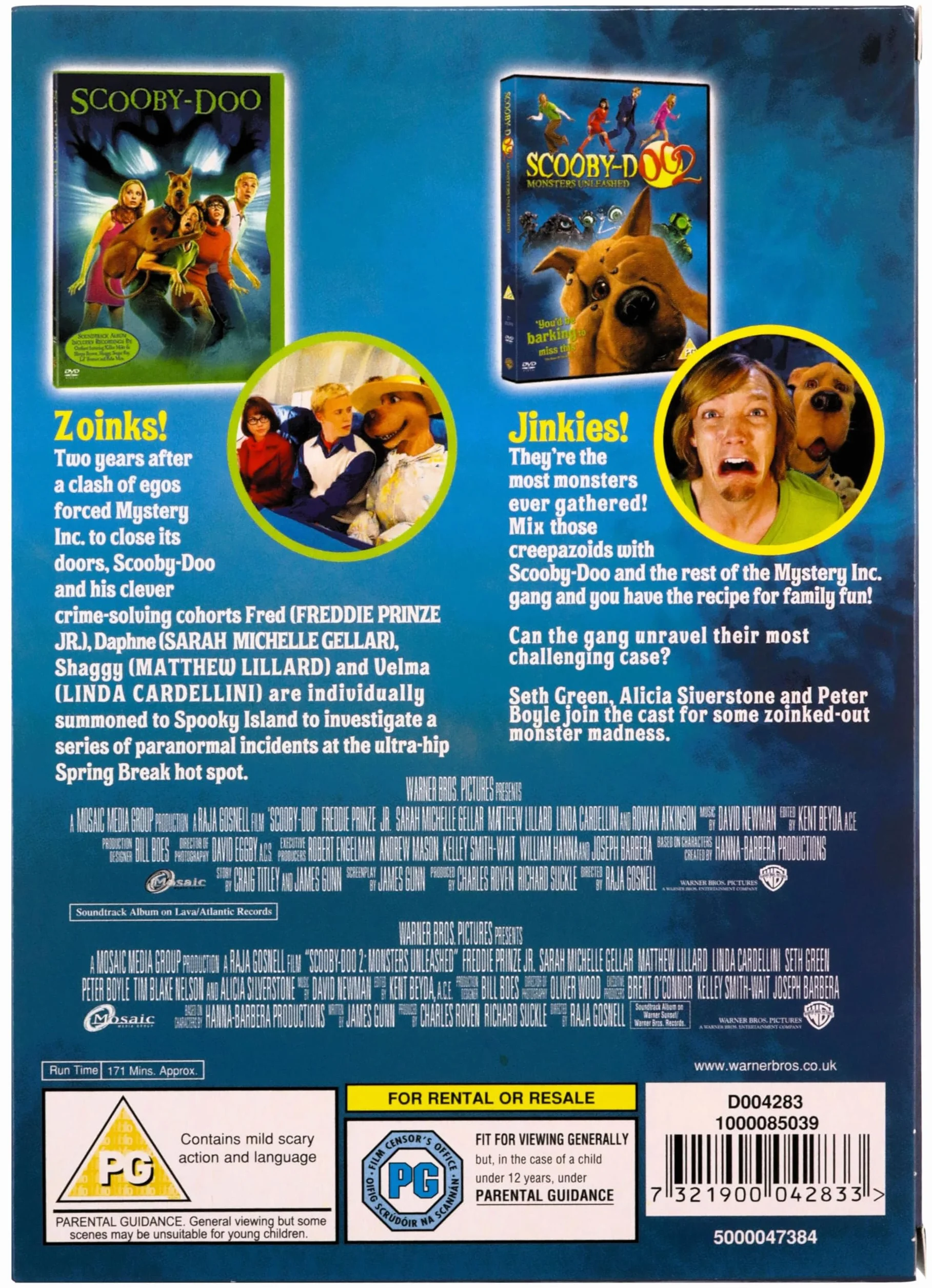 Scooby-Doo - The Movie/Scooby-Doo 2 - Monsters Unleashed