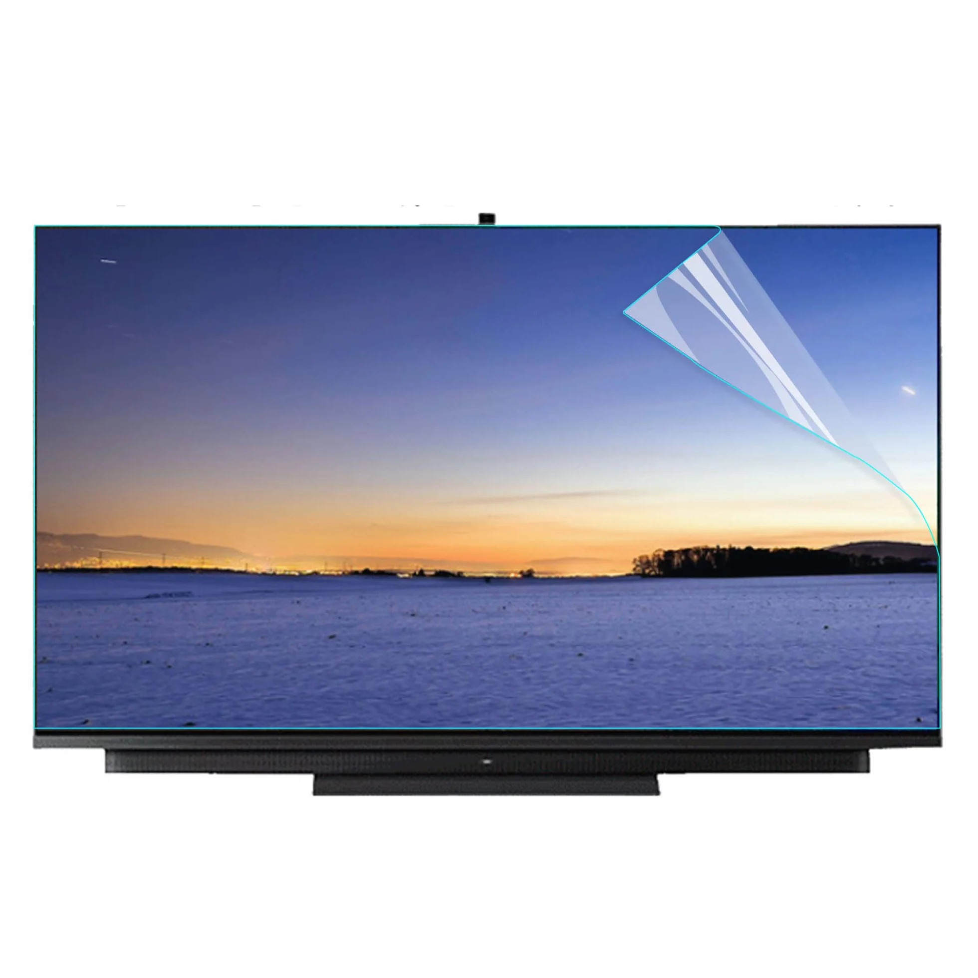 Osłona ekranu Smart TV, Folia ochronna na ekran telewizora do telewizorów 32-75 cali, opakowanie 2 szt(58in1269x721mm)