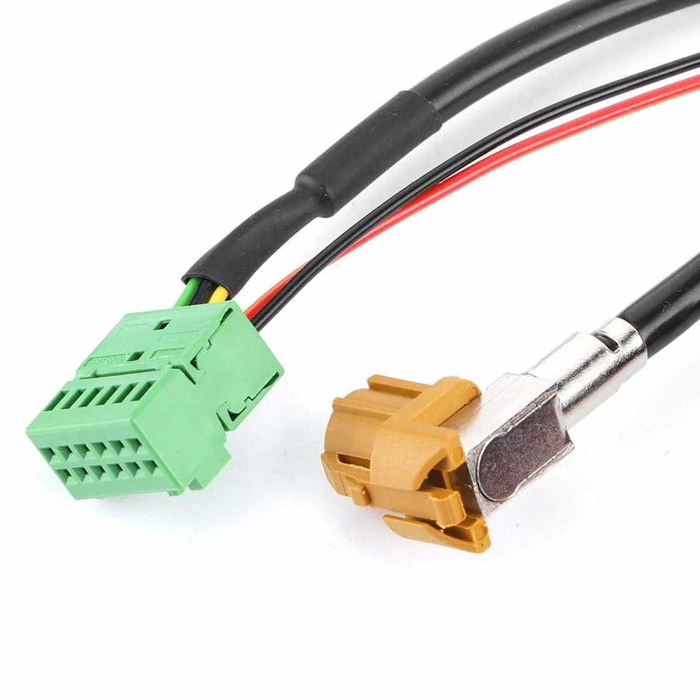 Carplay wiązka przewodów Aux IN Carplay, kabel przełączający, MIB Carplay MQB telefon AUX USB wiązka kabli 5G0 035 222 E5Q0 035 724 pasuje do