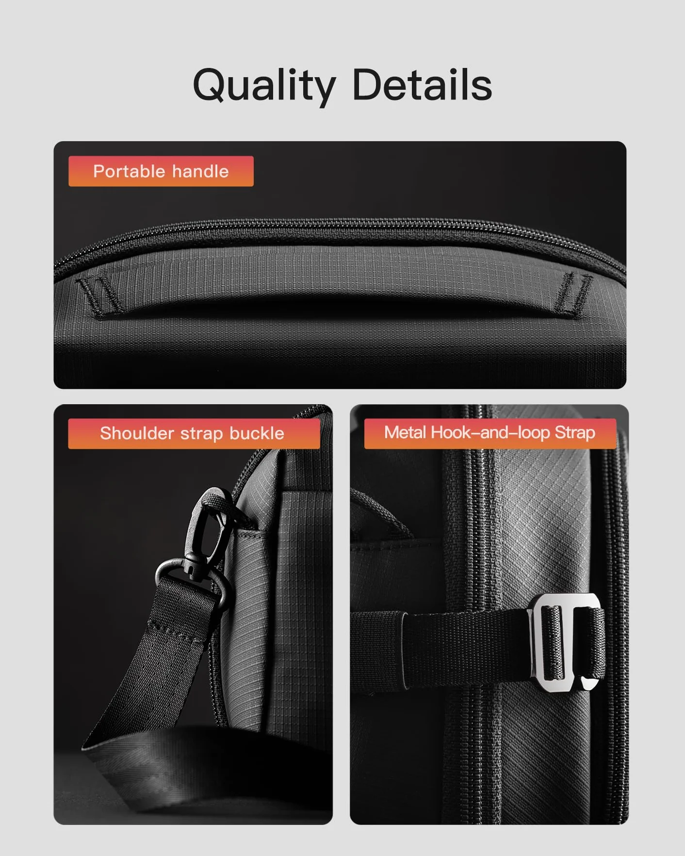 Inateck 180° Otwarty Organizer na Kable, Torba Akcesoria Elektroniczne Podróżna