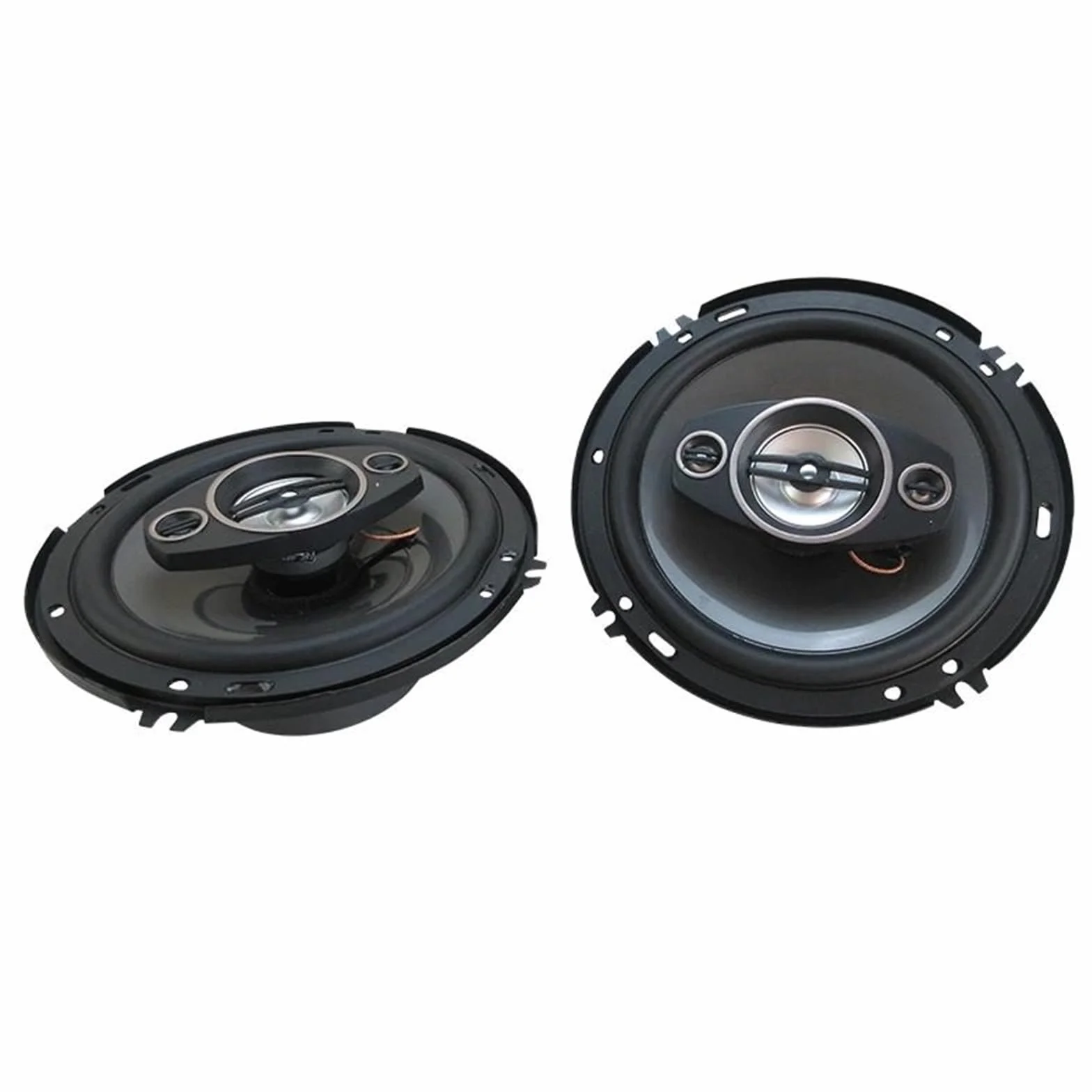 Głośnik Wysokotonowy Car Audios 1 para 6-calowych 4-drożnych głośników współosiowych HiFi 650 W, głośniki stereo do muzyki samochodowej o pełnym zakresie częstotliwości