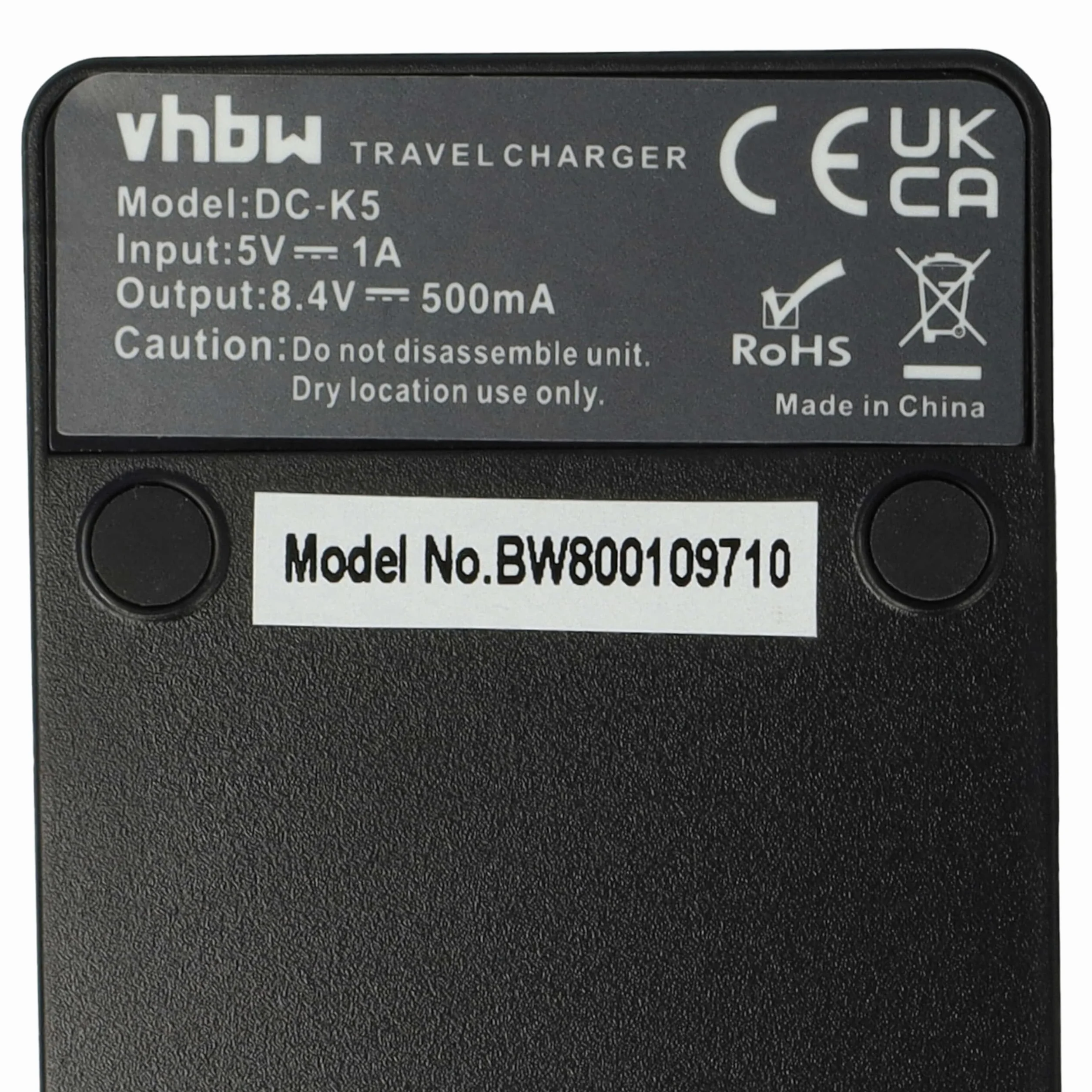 vhbw Ładowarka USB kompatybilna z Sony Cybershot DSC-HX1, DSC-HX100, DSC-HX100V, DSC-HX200, DSC-HX200V kamera / akumulator - ładowarka
