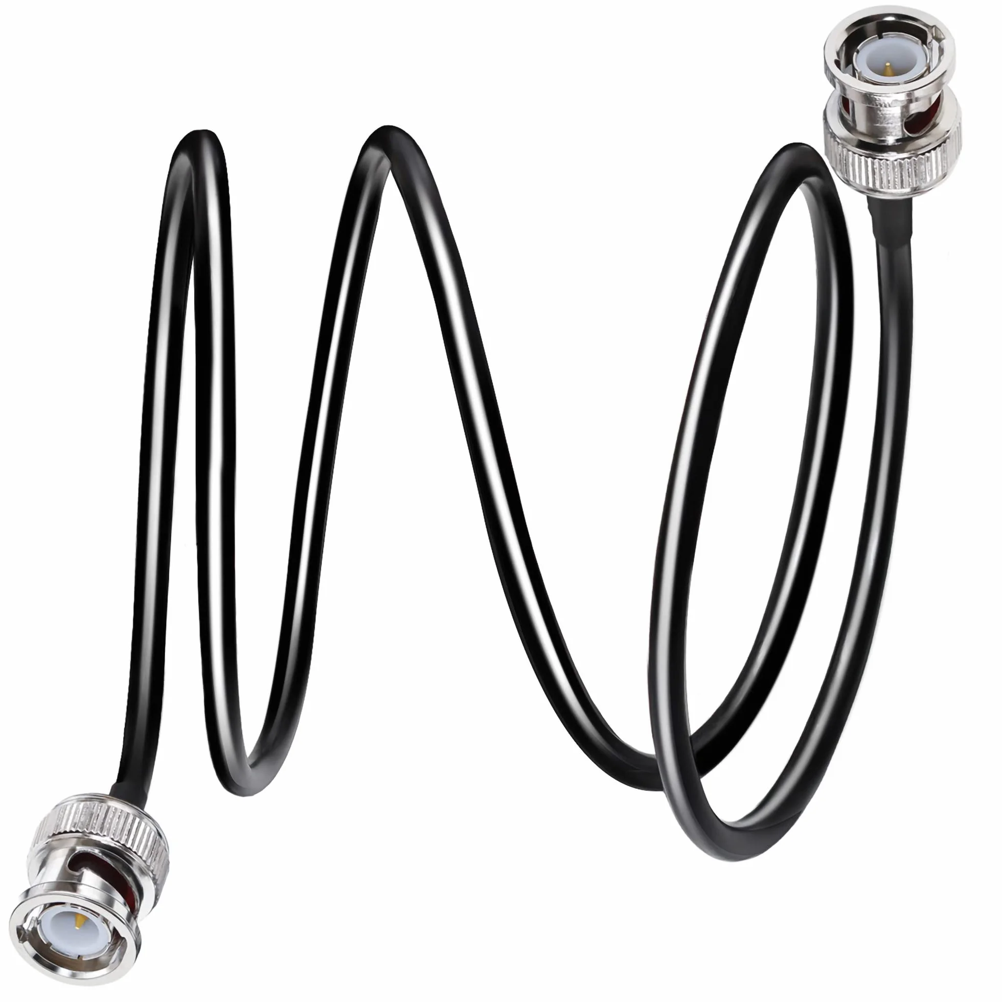 Kabel przedłużający BNC RG58 męski na męski 50 omów 1 m