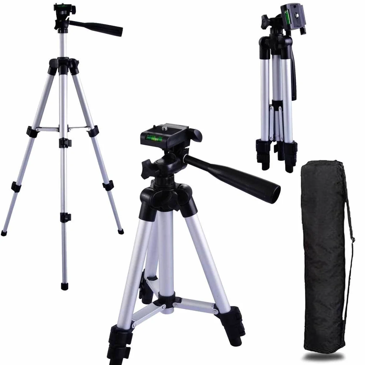 Statyw do kamery internetowej Logitech C920, uchwyt statywu do kamery internetowej Logitech Brio 4K, C925e C922x, C922, C930e, C930 C920, C615-65 cm wysokości - srebrny