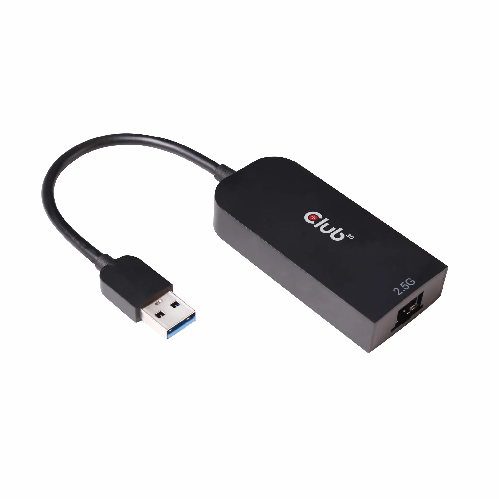 Club 3D CAC-1420 adapter USB 3.2 Gen1 typu A na 2,5 Gigabit Ethernet ST./BU. czarny