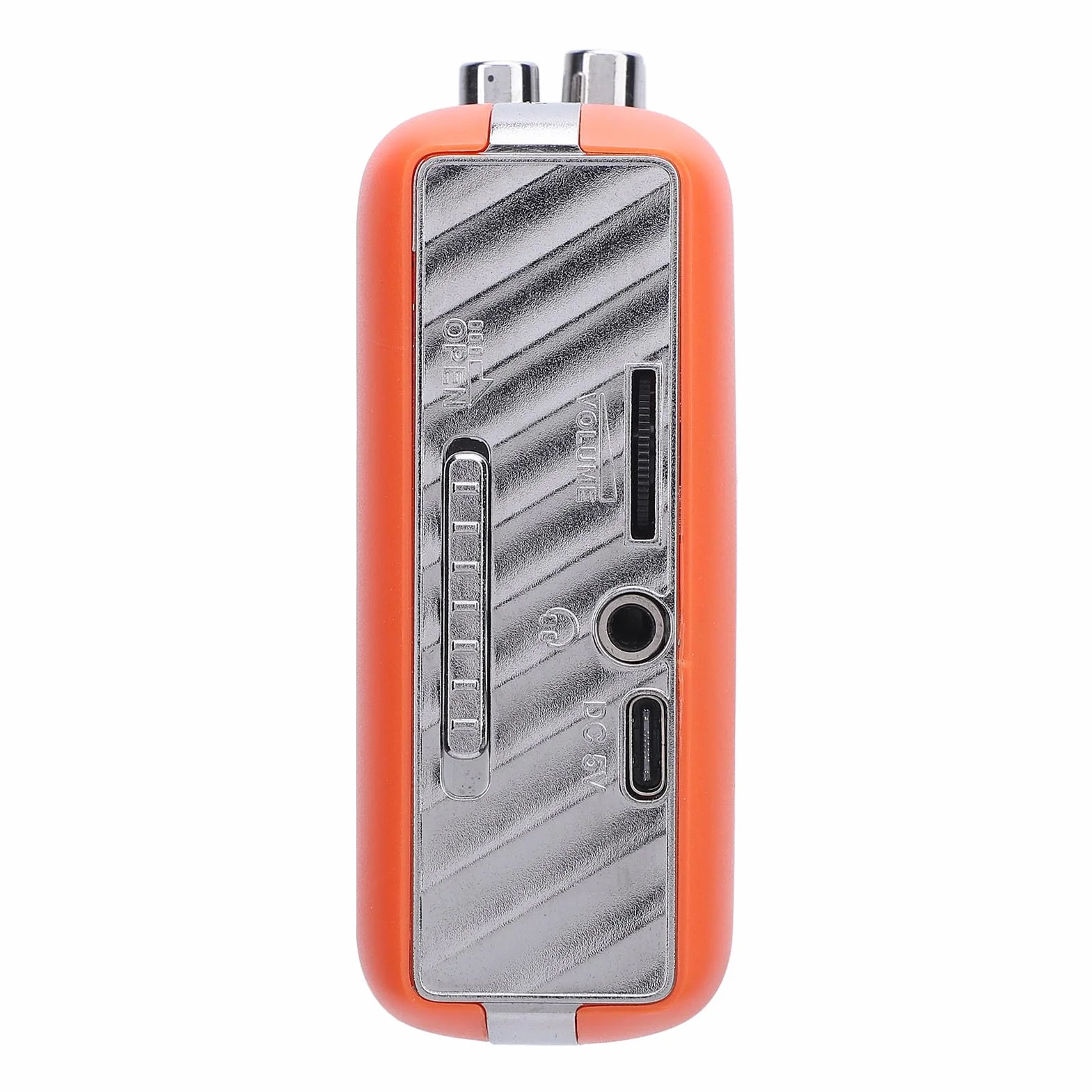 Przenośny magnetofon kasetowy USB-C na MP3, konwerter z mikrofonem i słuchawkami, szybkie przewijanie do przodu/do tyłu, odtwarzacz kasetowy retro z przyłączem słuchawkowym do muzyki i książek