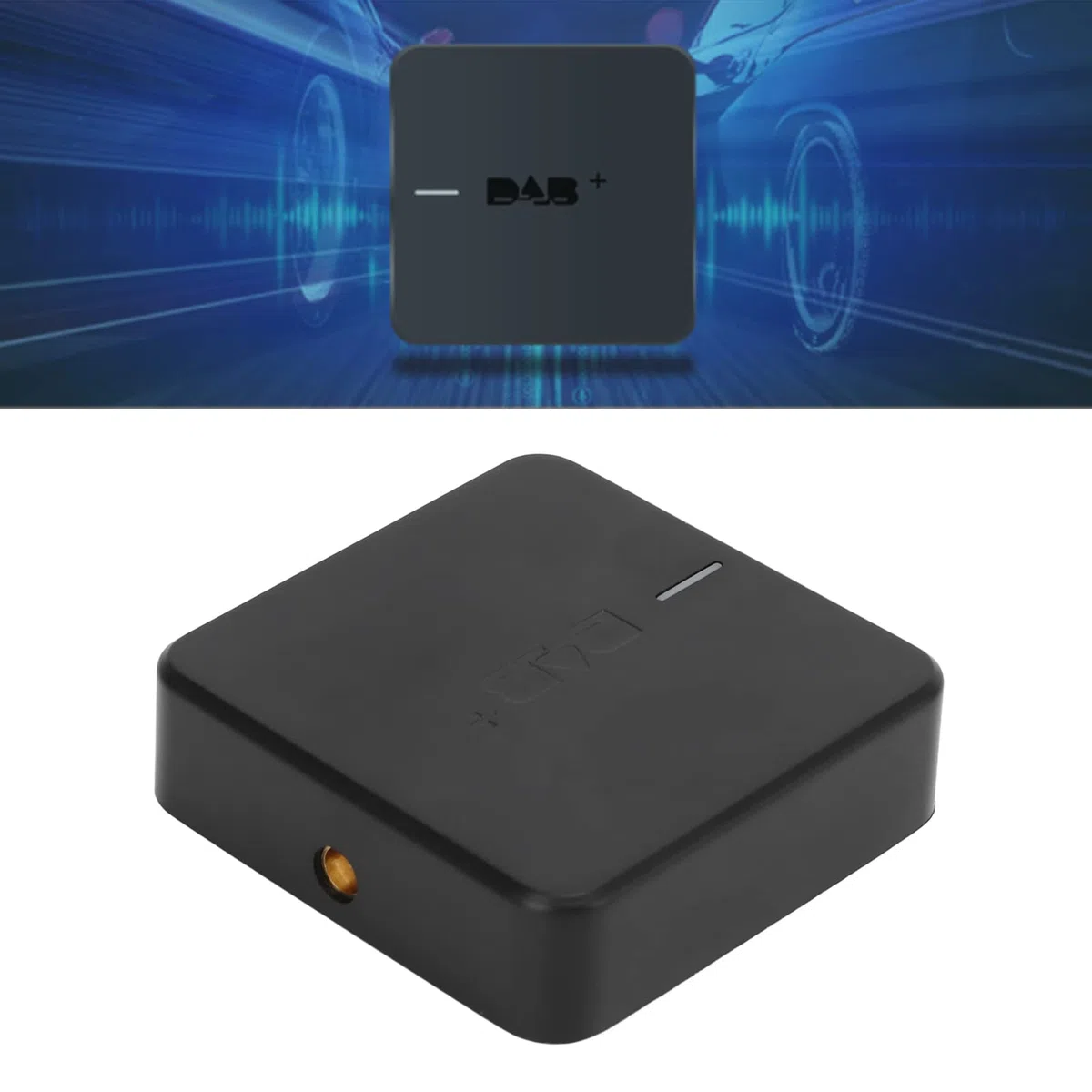 Adapter do odbiornika radiowego Universal Car Digital DAB Box z portem typu C dla systemu Android 5.1 Nawigacja samochodowa Wysokiej jakości materiał ABS Kompaktowy rozmiar Łatwa