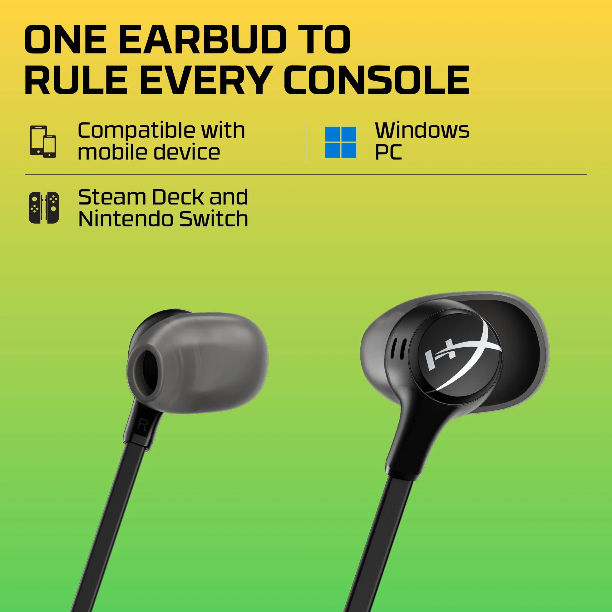 HYPERX Cloud Earbuds II Gaming Earbuds z mikrofonem, czarne