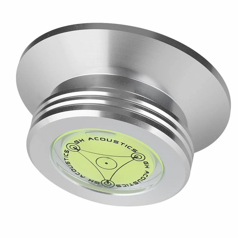 Gramofony winylowe LP Stabilizator płyty, aluminium 120g Zacisk do rekordów Gramofon Gramofon do gramofonu, czarny