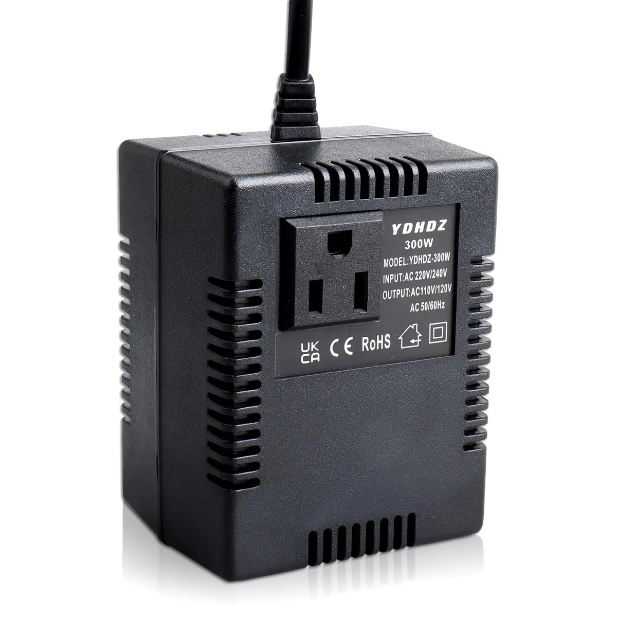 Przetwornica napięcia 220 V na 110 V, 300 W, transformator, konwerter napięcia UE na US Transformator mocy 300 W, adapter wtyczki UE