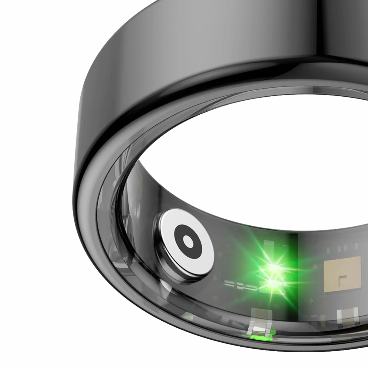 Inteligentny Tracker Pierścieniowy, Monitor Fitness Inteligentny pierścień, Inteligentne Pierścienie dla Mężczyzn i Kobiet BT Electric Book Page Przełączanie Sterowania muzyką