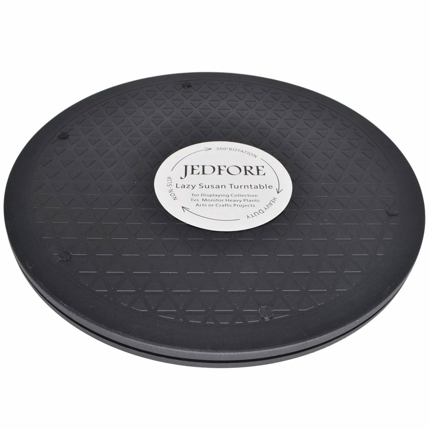 Wielofunkcyjny, wytrzymały, obracany o 360° obrotowy stojak gramofon ze stalowymi łożyskami kulkowymi do dużego ekranu telewizora komputera monitora Lazy Susan (30 cm)