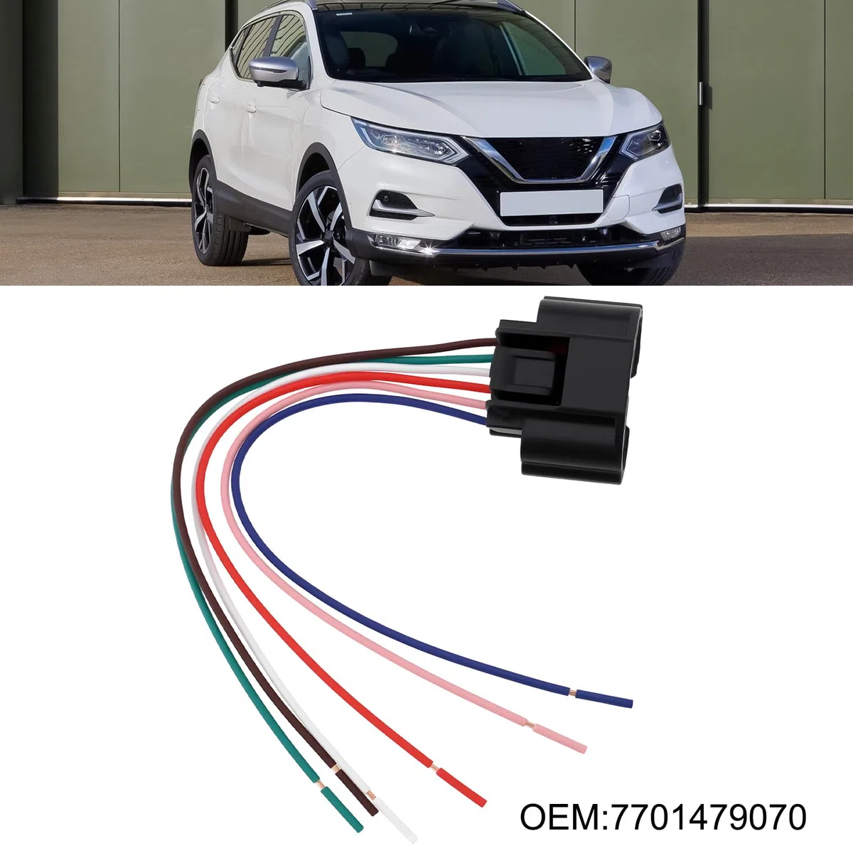 OTOTEC Wtyczka naprawcza z kablem do zaworu EGR lub czujnika masy powietrza kompatybilna z Nissan kompatybilna z Opel kompatybilna z Suzuki 7701479070
