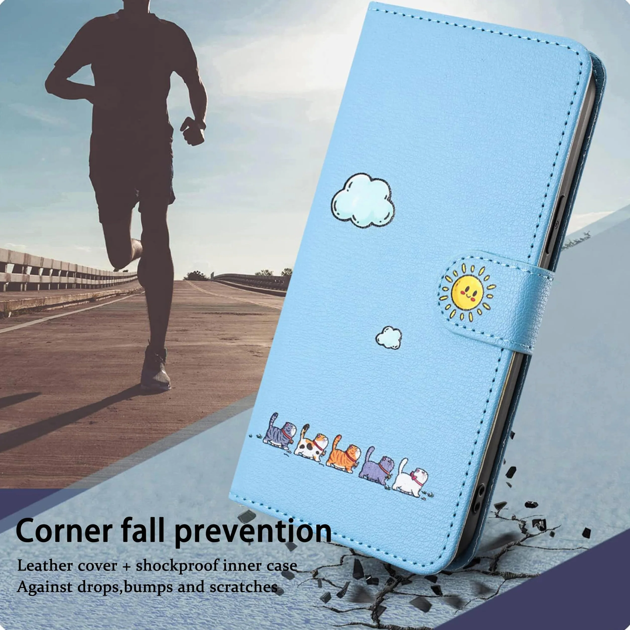 Samsung Galaxy S26 Etui Składane Flip Cover Kota Skóra Poliuretanowa 6,3 cala
