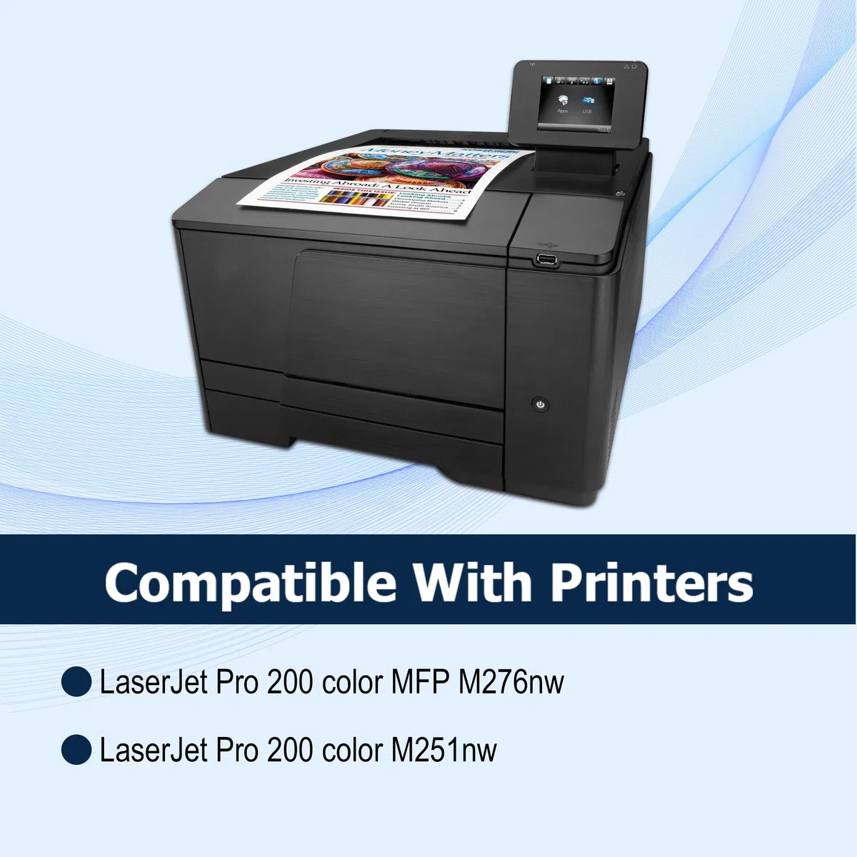 131X czarny wkład z tonerem o dużej pojemności CF210X zamiennik do drukarki HP Laserjet Pro 200 Color M251nw M276nw M251n M251 M276n tusz do drukarki (2 sztuki)