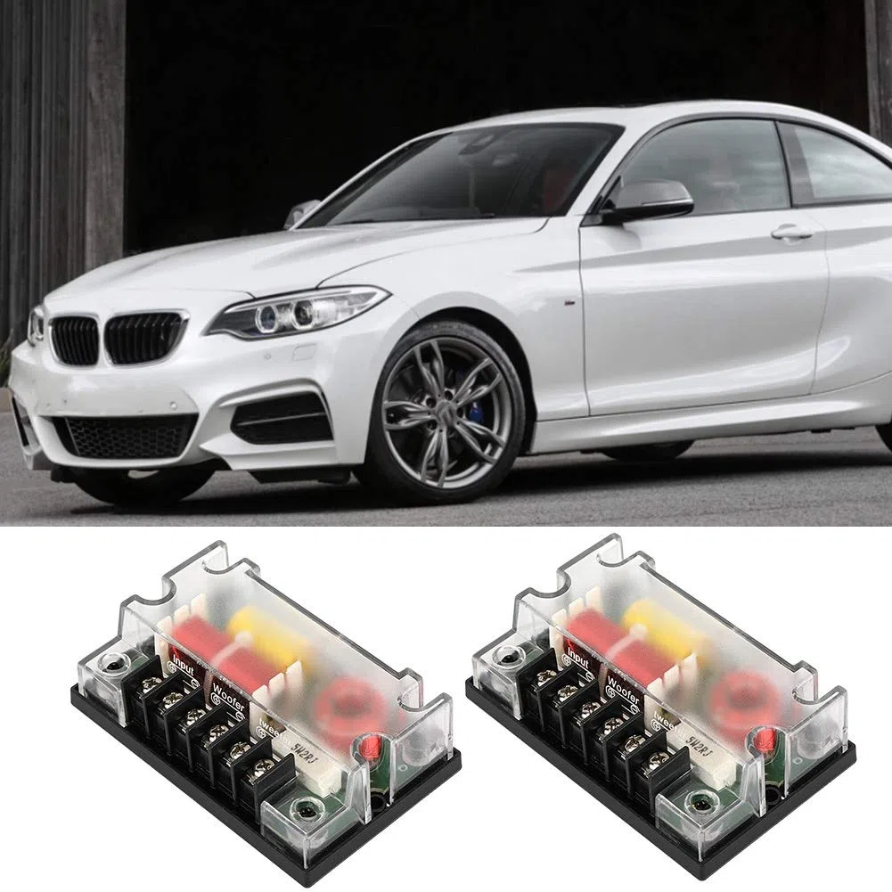 Car Tweeters 2 szt. 12 V 2-drożny samochodowy crossover audio głośnik wysokotonowy wyjście głośnika niskotonowego uniwersalny akcesoria