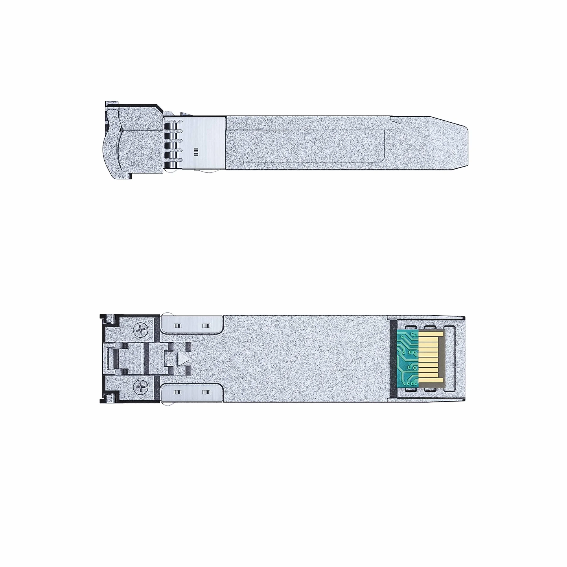 dla Intel 10GBASE-SR SFP+ Transceiver, 10G SFP+ do LC Multimode moduł światłowodowy kompatybilny z Intel E10GSFPLR, 2 sztuki