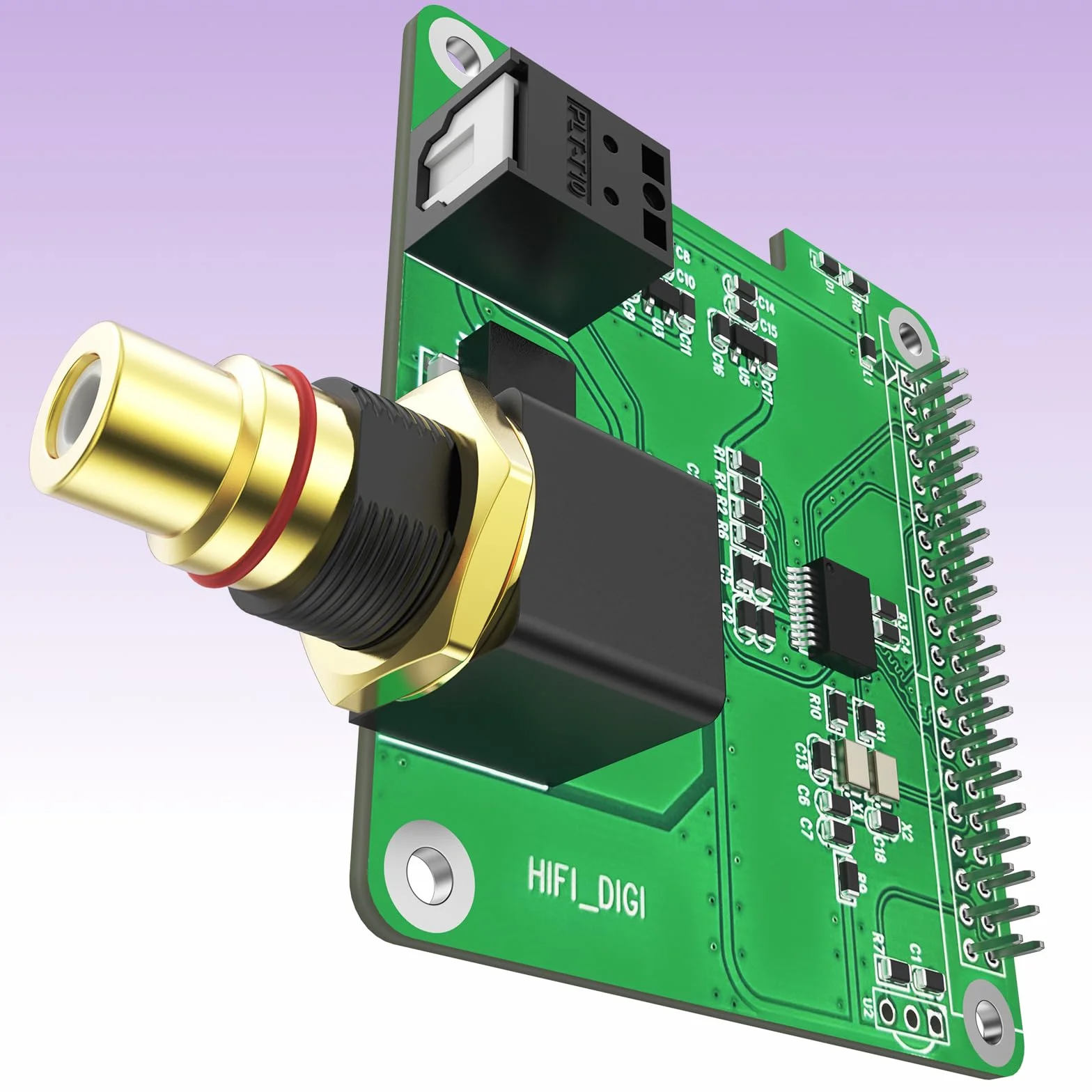 InnoMaker Digi One Hat Cyfrowa Karta Dźwiękowa S/PDIF HiFi dla Raspberry Pi