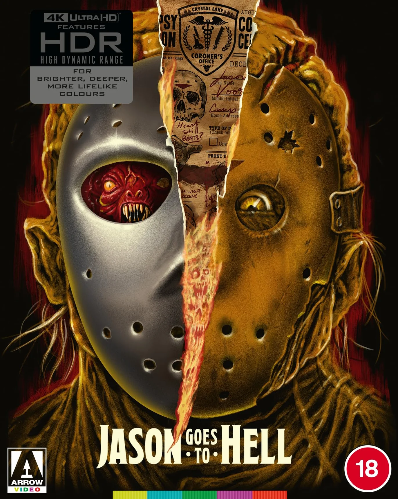 Arrow Video Jason Goes To Hell Limited Edition 4K UHD [Blu-ray] [Region Free]