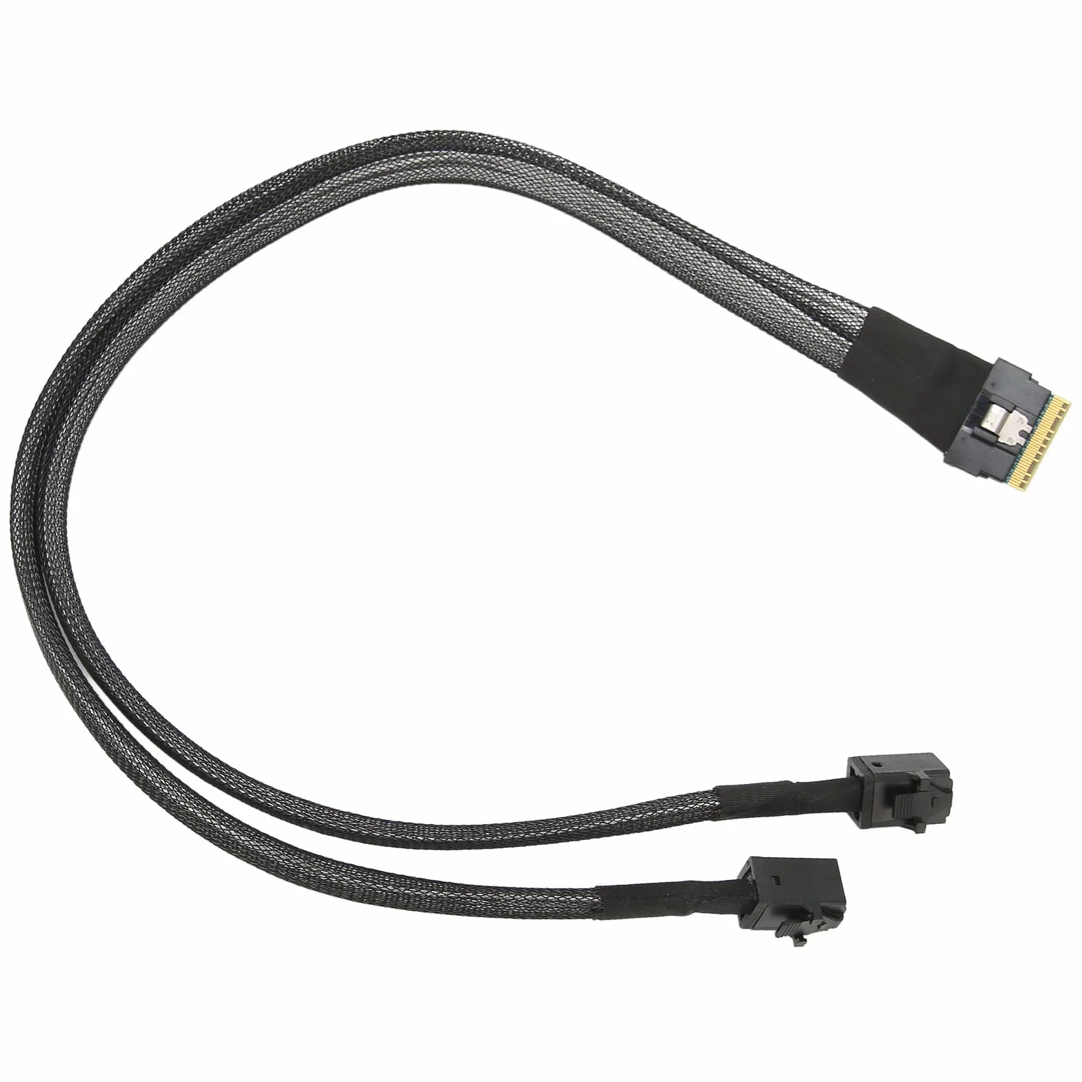 Mini SAS Kabel Serwerowy SFF 8654 8i do SFF 8643 - Połączeniowy Karty Macierzy SAS Serwera 12 Gb/s Złącze Kontrolera Hosta