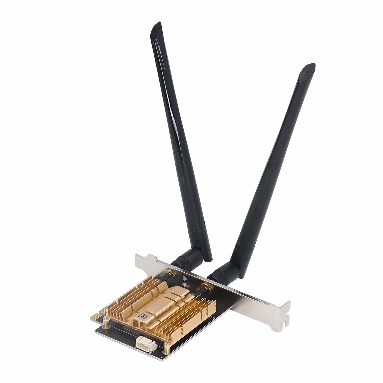 Karta bezprzewodowa PCI E, kanały WIFI 6E 110, anteny 2 X 6Dbi o wysokim zysku, 2.4G 5.8G 6Ghz, PCI E WIFI BT 5.2, układ Ax210 dla systemu Windows odpowiedni do myszy zestawu słuchawkowego BT