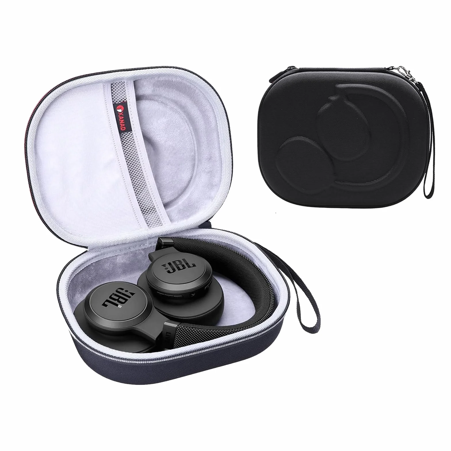 XANAD słuchawki nauszne etui do JBL Tune 770nc / 720bt / 510bt / 520bt / Live 770nc / 670nc, szary, nonszalancki