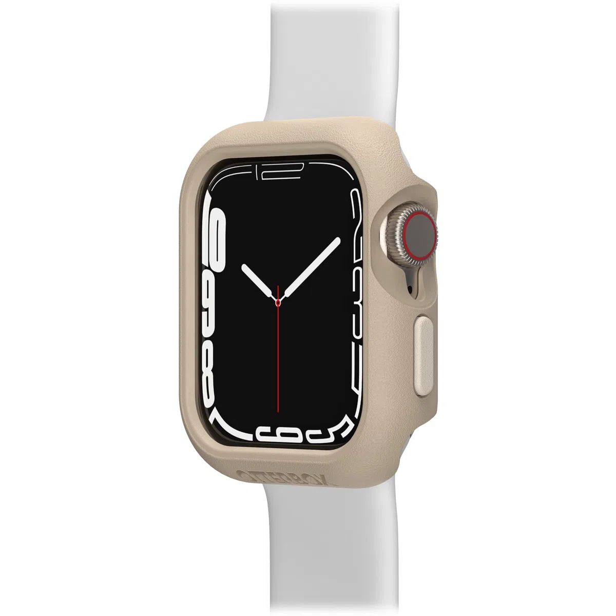 OtterBox Całodzienne etui na zegarek Apple Watch Series 9/8/7-41mm, Odporny na wstrząsy i upadki, elegancki futerał ochronny na zegarek Apple, chroni wyświetlacz i krawędzie, Beżowe