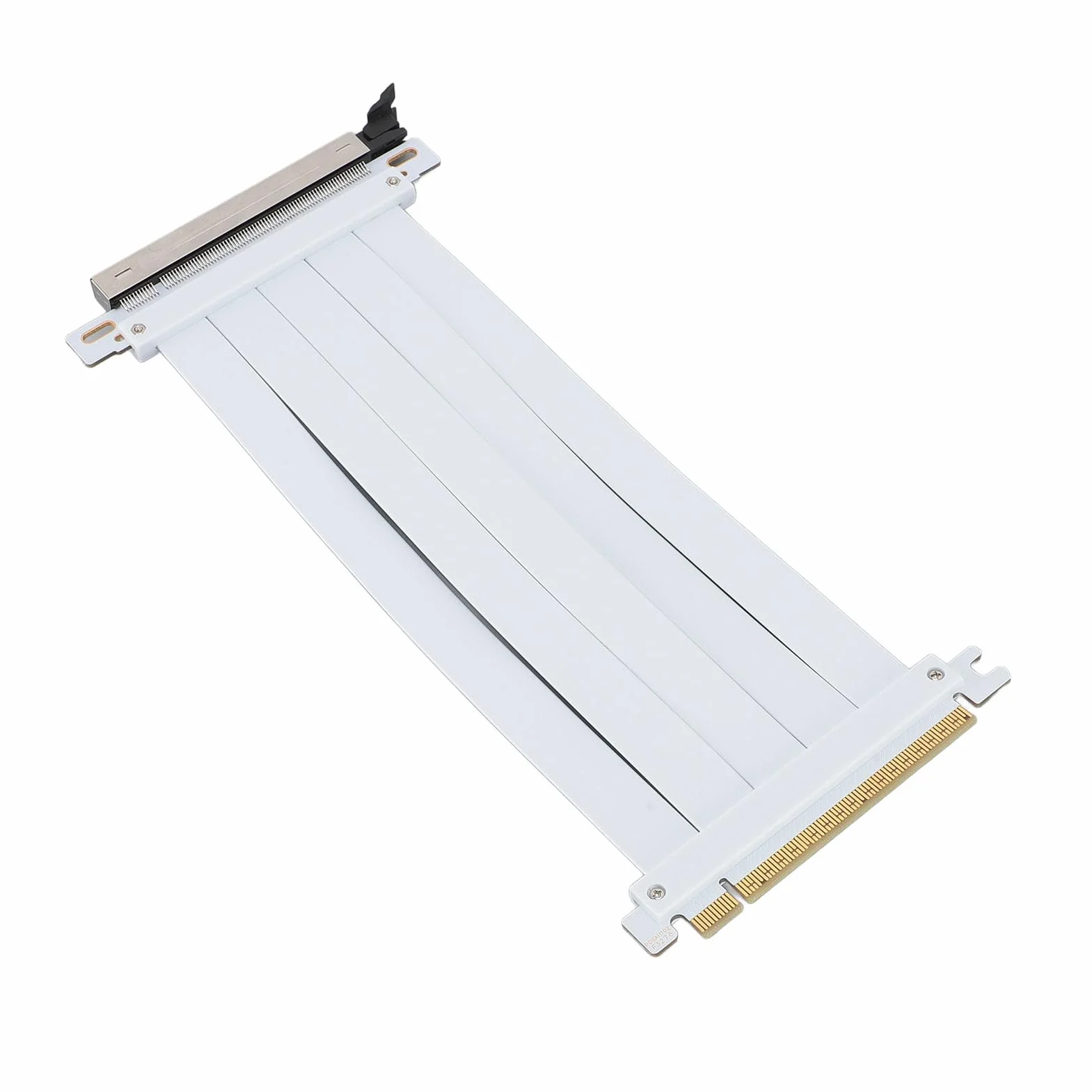 Kabel PCIE 5.0 Riser, Kompatybilny z RTX4090, RX8900, Elastyczny Port Rozszerzenia GPU, Biały, szybkość Transmisji 128 Gb/s, Ulepszony Przepływ Powietrza, łatwa Instalacja,