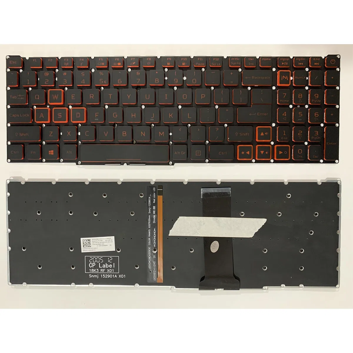 Acer do Nitro 51 AN515-43 AN515-44 AN515-54 AN517-5 klawiatura do laptopa układ amerykański części laptopa