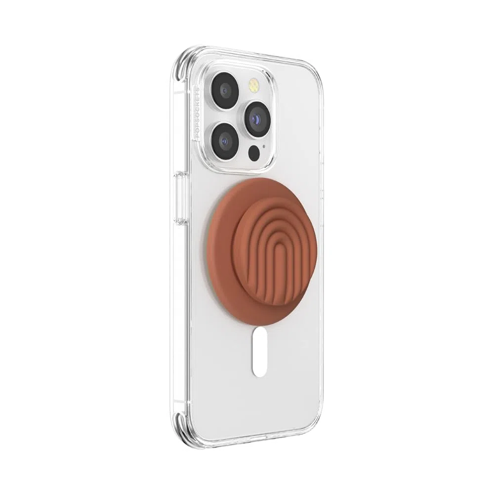 PopSockets PopGrip do MagSafe, magnetyczny uchwyt i podstawka do telefonu, wymienna góra, bezpieczny uchwyt do iPhone'a MagSafe, podpórka do oglądania bez użycia rąk, kompatybilna z bezprzewodowym