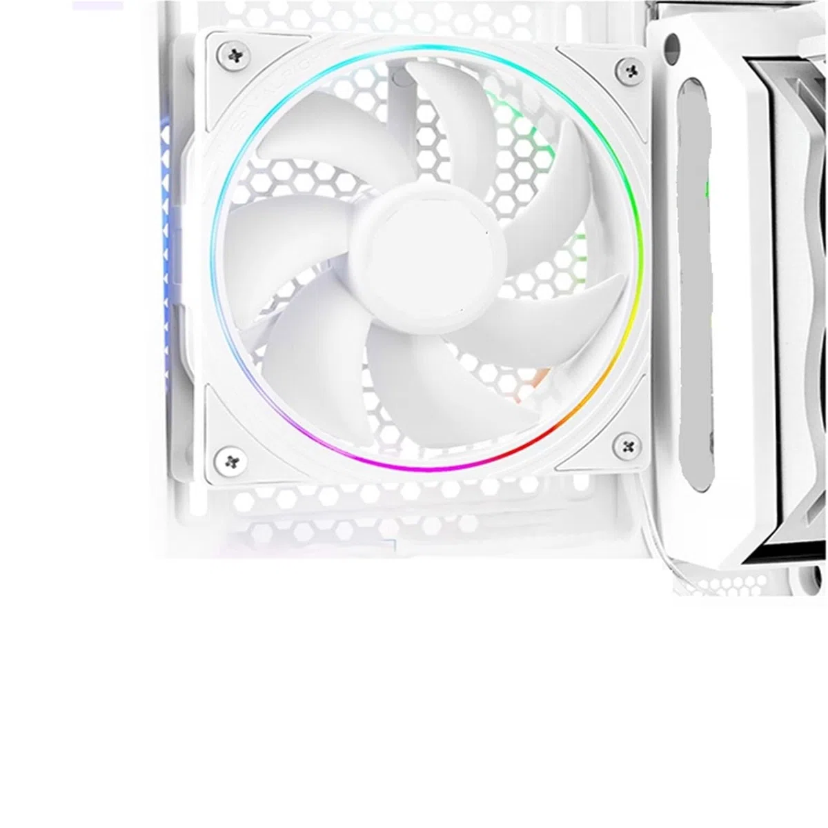 Wentylator skrzynkowy TL-S12 120 mm z ARGB Halo LED: 4-pinowe sterowanie PWM + 5 V 3-pinowe oświetlenie RGB do chłodzenia chłodnicy procesora (AS Show,S12R 3PC_A-RGB)