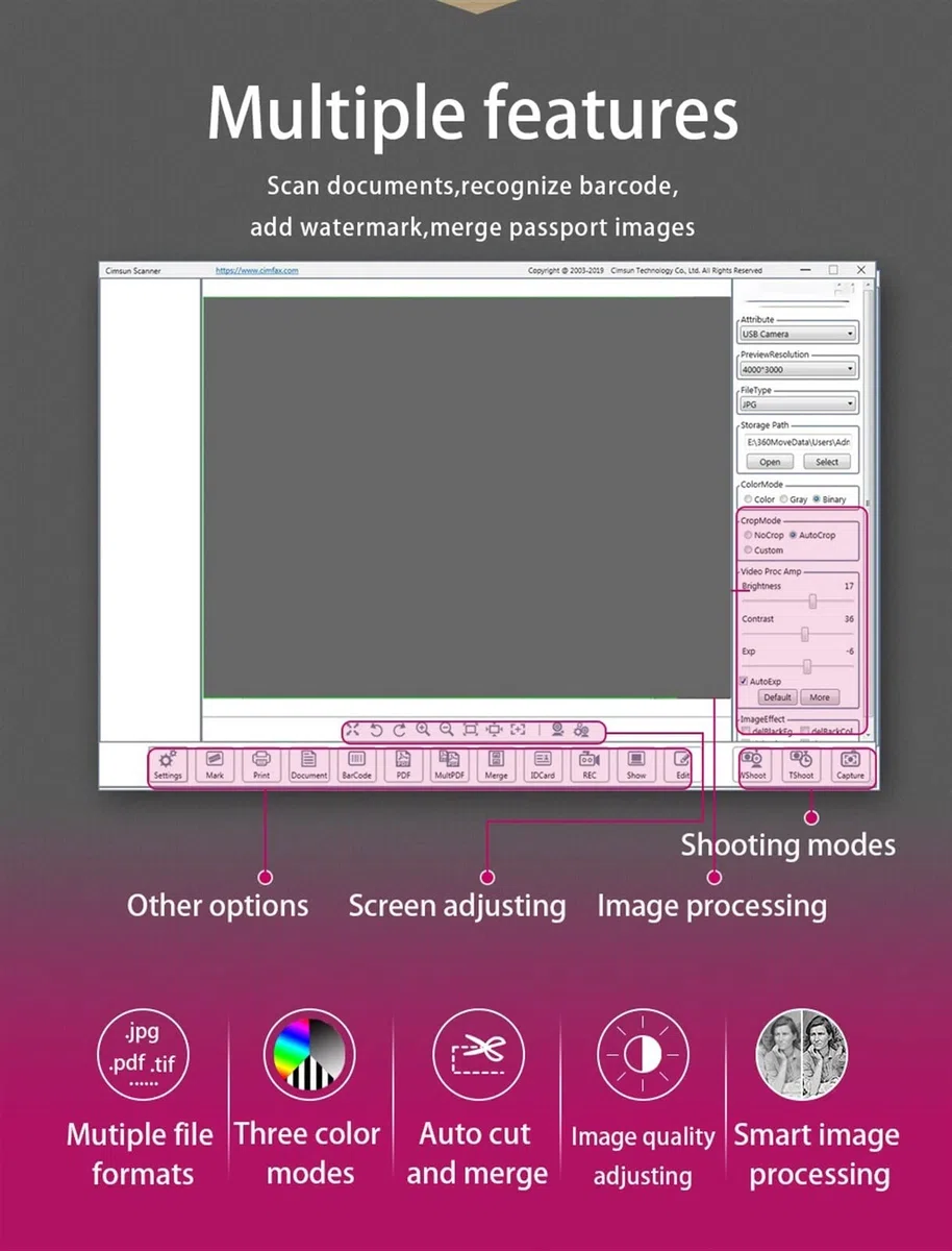 Kamera dokumentacyjna Skaner T1280 Soft Base Book Dokument Camera 12 Mega-Pixel Camera HD. Rozmiar A4 angielski oprogramowanie do biura/szkoły/banku/szpitala Zapewnia dużą prędkość ustawiania os
