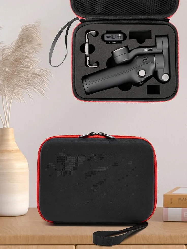 Futerał do DJI Osmo Mobile 7/7P, przenośna podróżna torba do przechowywania, organizer, twarda obudowa, pokrowiec ochronny, torebka do OM7 OM7P stabilizator gimbala, akcesoria ochronne, Czarny