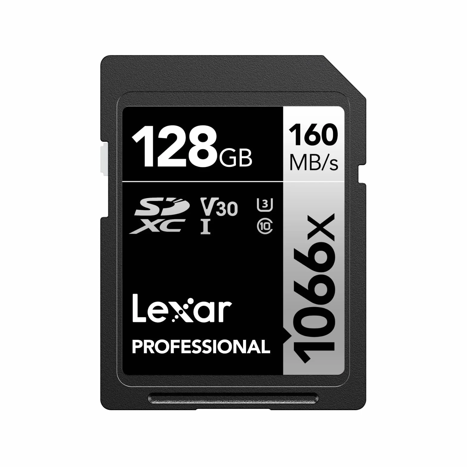 Lexar Profesjonalna karta SD 1066x 128 GB, karta SDXC UHS-I do 160 MB/s, karta pamięci SD V30/U3/C10 do aparatów DSLR i kamer HD