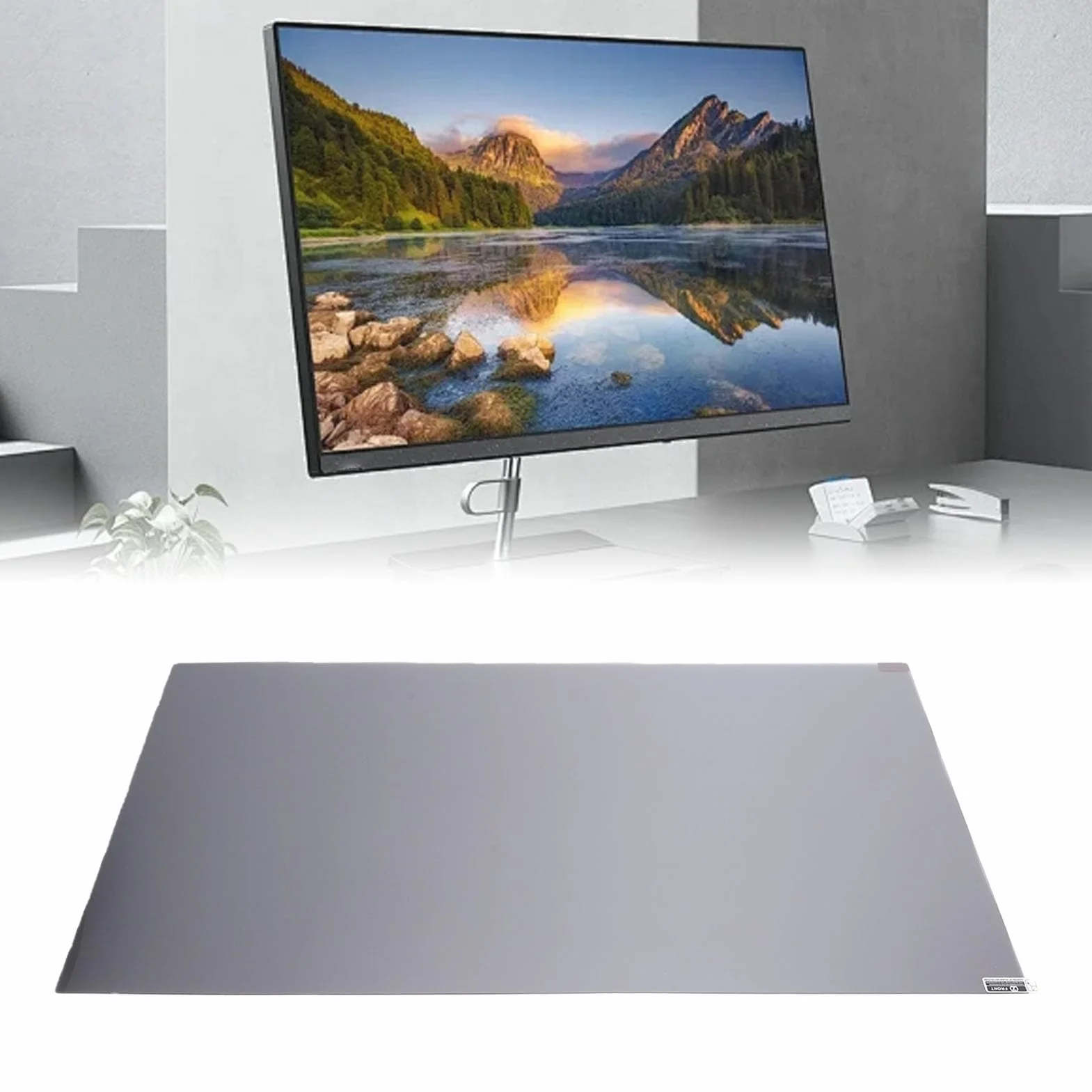 XUMIUZIY Ekran Prywatyzujący z Filtrem Prywatyzującym, 24-calowy Monitor 16:9 z warstwą transmisyjną AR Super HD, do 24-calowych Monitorów Stacjonarnych