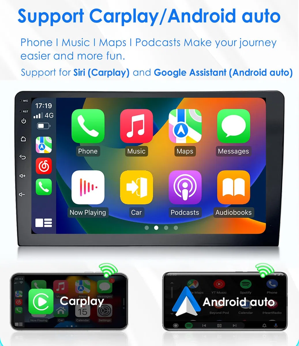 Multimedialny ekran dotykowy AHD Nawigator GPS Canbus RDS/FM DIN SWC Radio odtwarzacz stereo Bluetooth WiFi CarPlay Android kompatybilny z Seat Mii/Skoda citigo E-Citigo/V W UP/Seat lbiza ST Sport