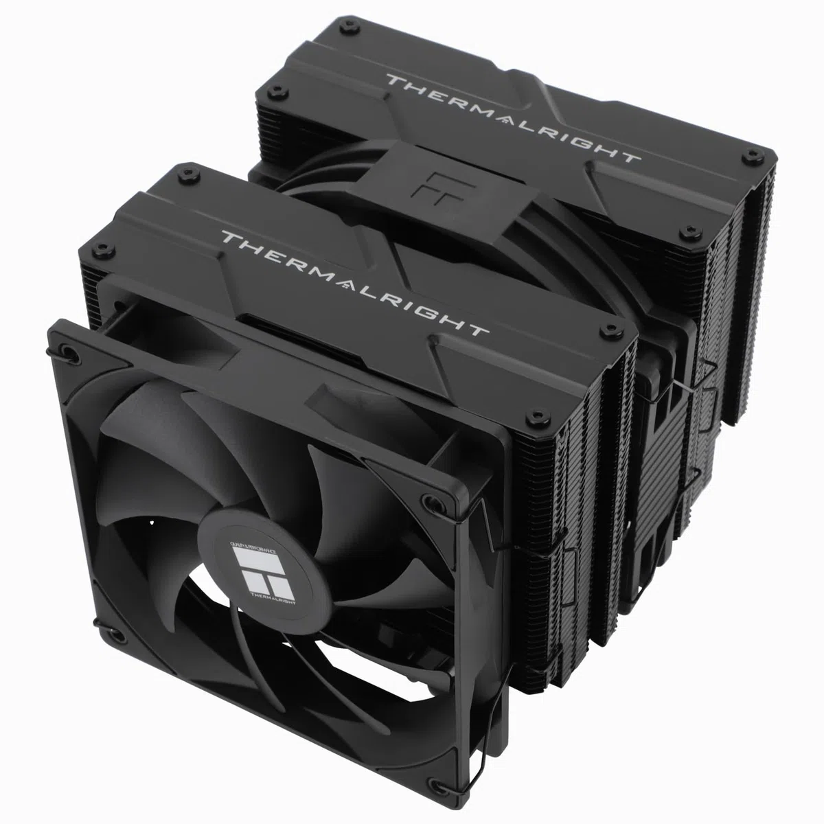 TR Peerless Assassin 140 czarny, 6 ciepłowodów, dwa wentylatory PWM i dwie wieże, chłodzenie procesora o wysokości 158 mm z górną pokrywą, do AM4/AM5 i Intel LGA 1851/170/1150/1151/1200