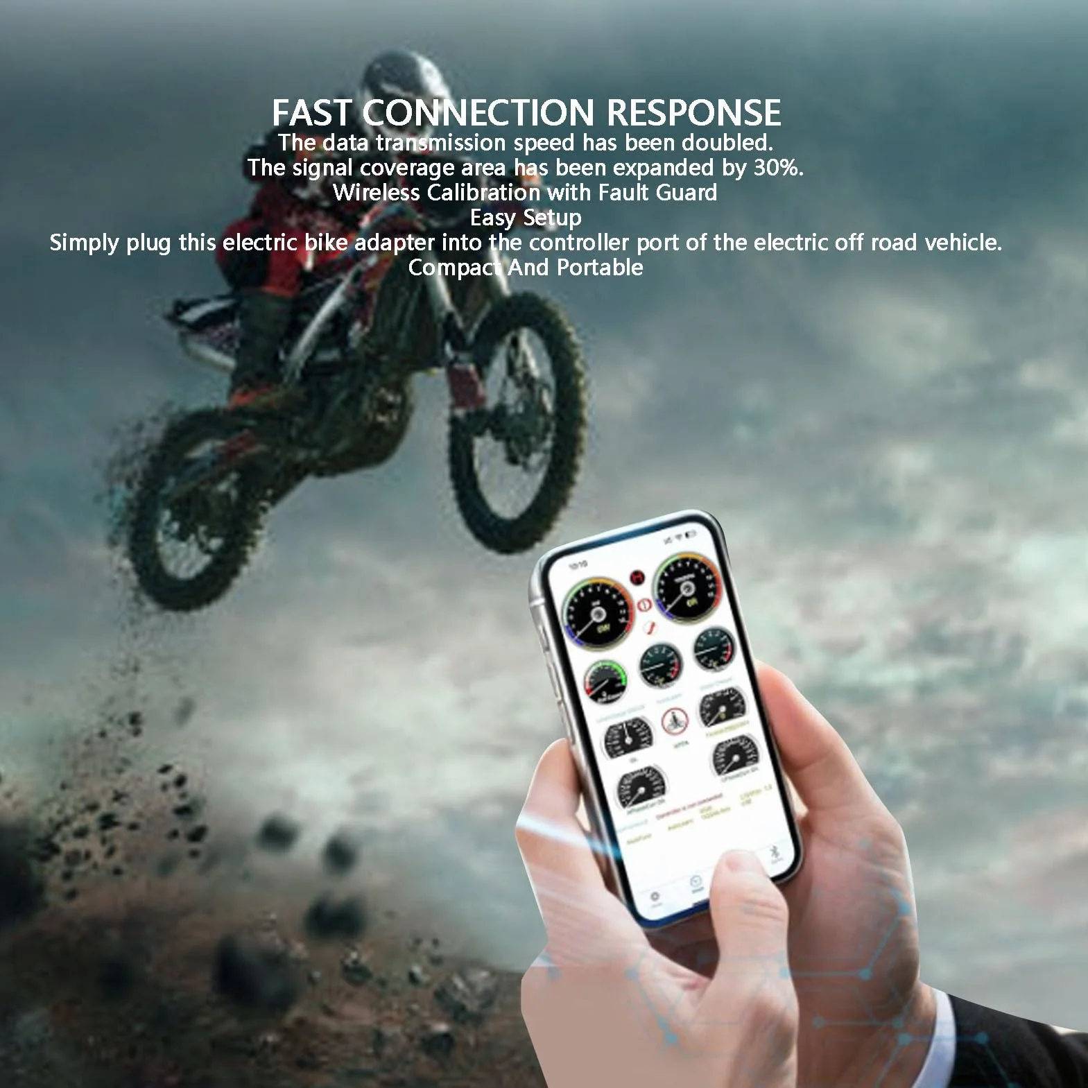 PUSOKEI Programowalny Adapter Bluetooth Dongle Fardriver, Regulacja w Czasie Rzeczywistym i Szybka Reakcja, moduł Programowania Kontrolera Fardriver dla E-bike