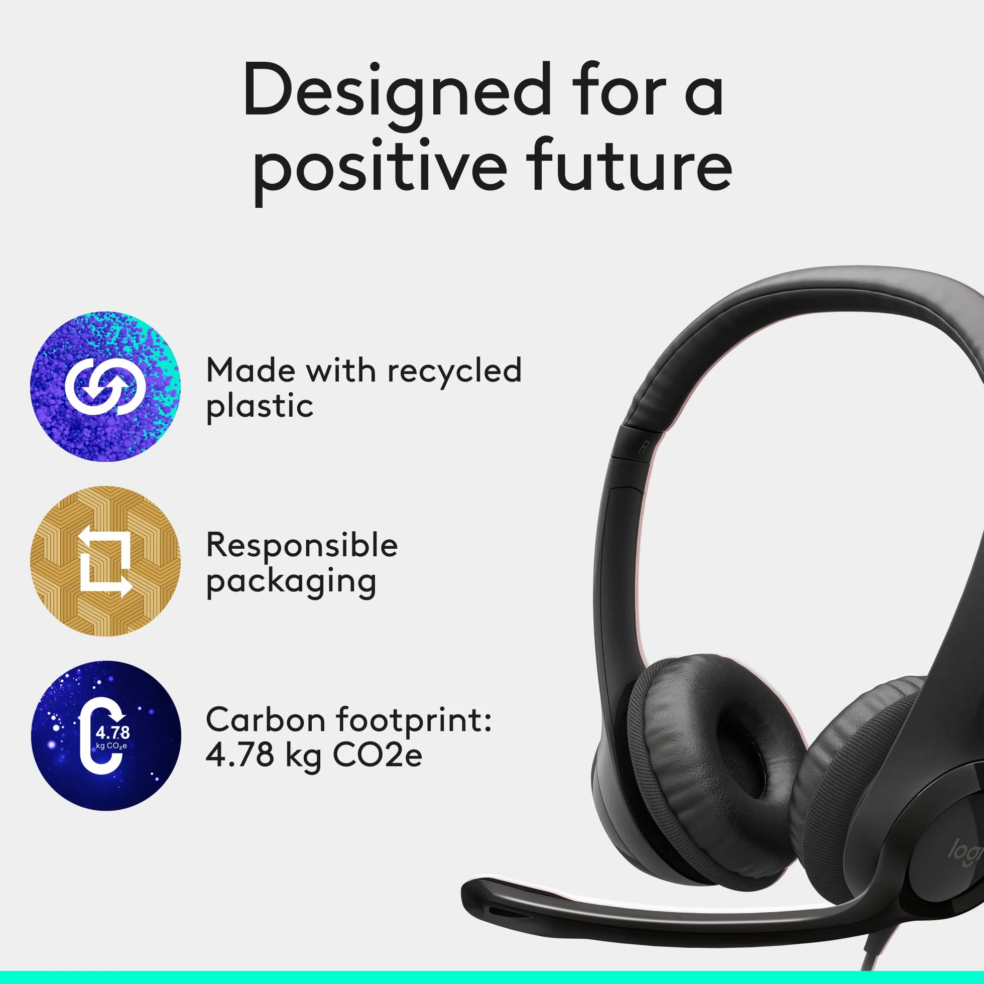LOGITECH H390 USB zestaw słuchawkowy